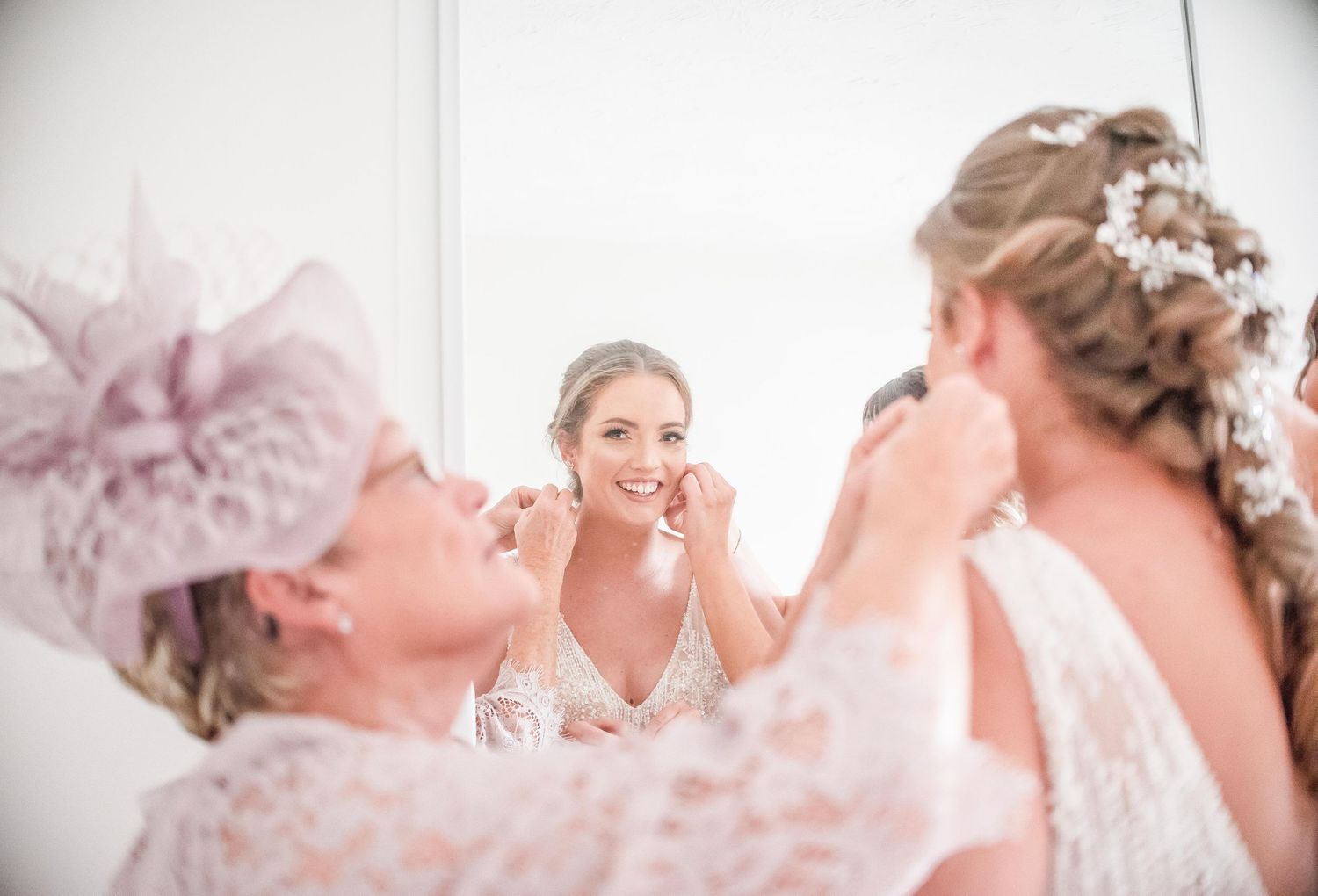 bridal prep with mum sheffield