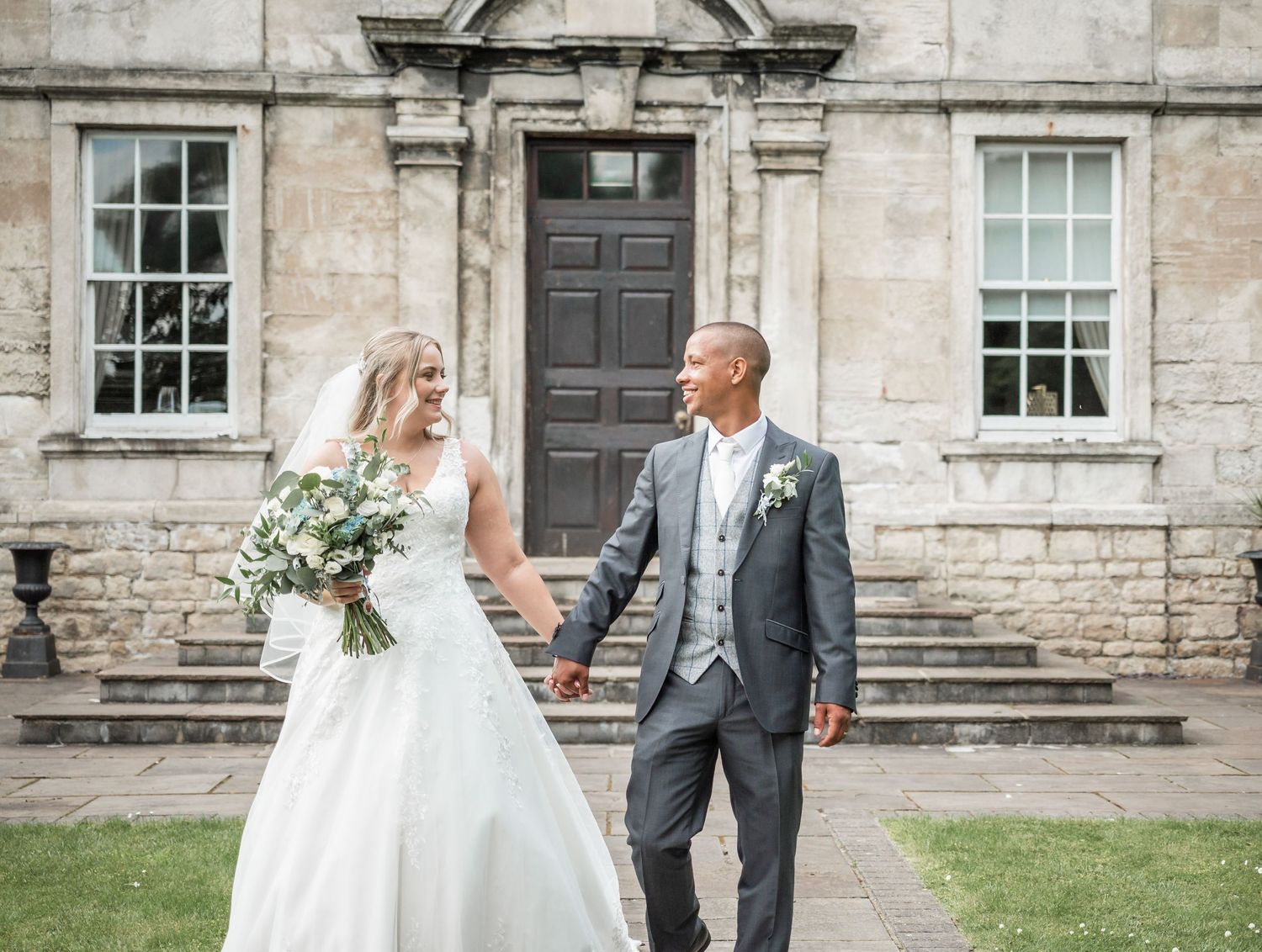 Hellaby Hall Rotherham South Yorkshire summer wedding natural fun wedding photography photographer duo