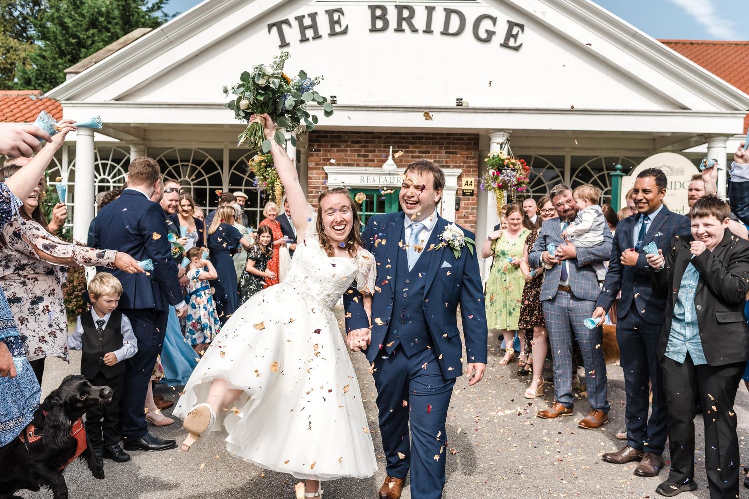 The bridge hotel wetherby yorkshire summer wedding