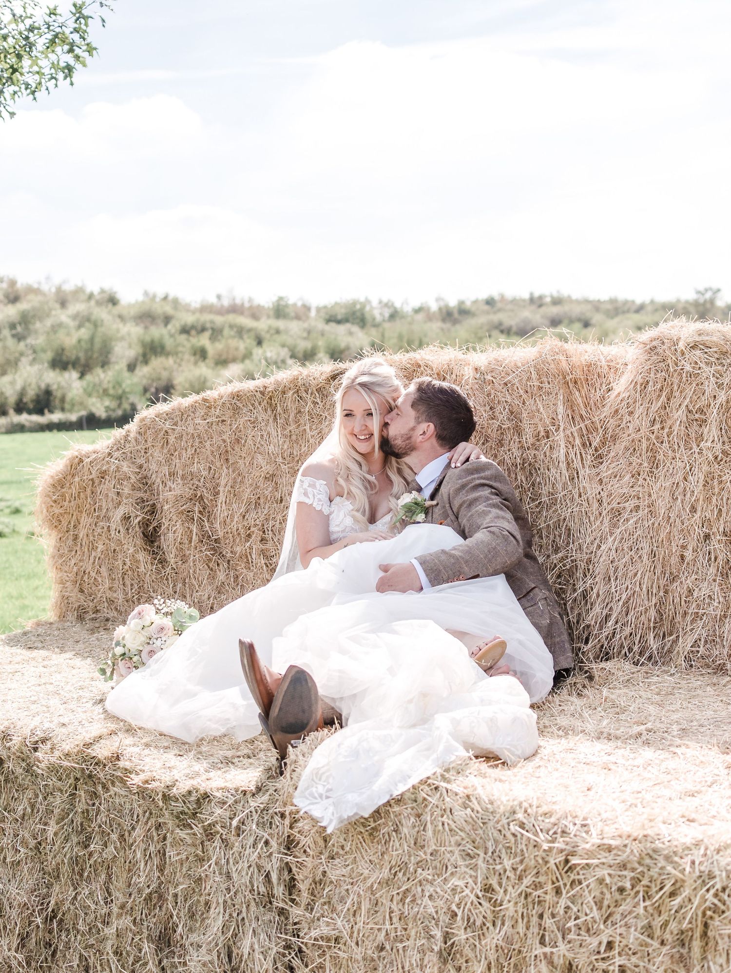 Doncaster Yorkshire farm summer wedding