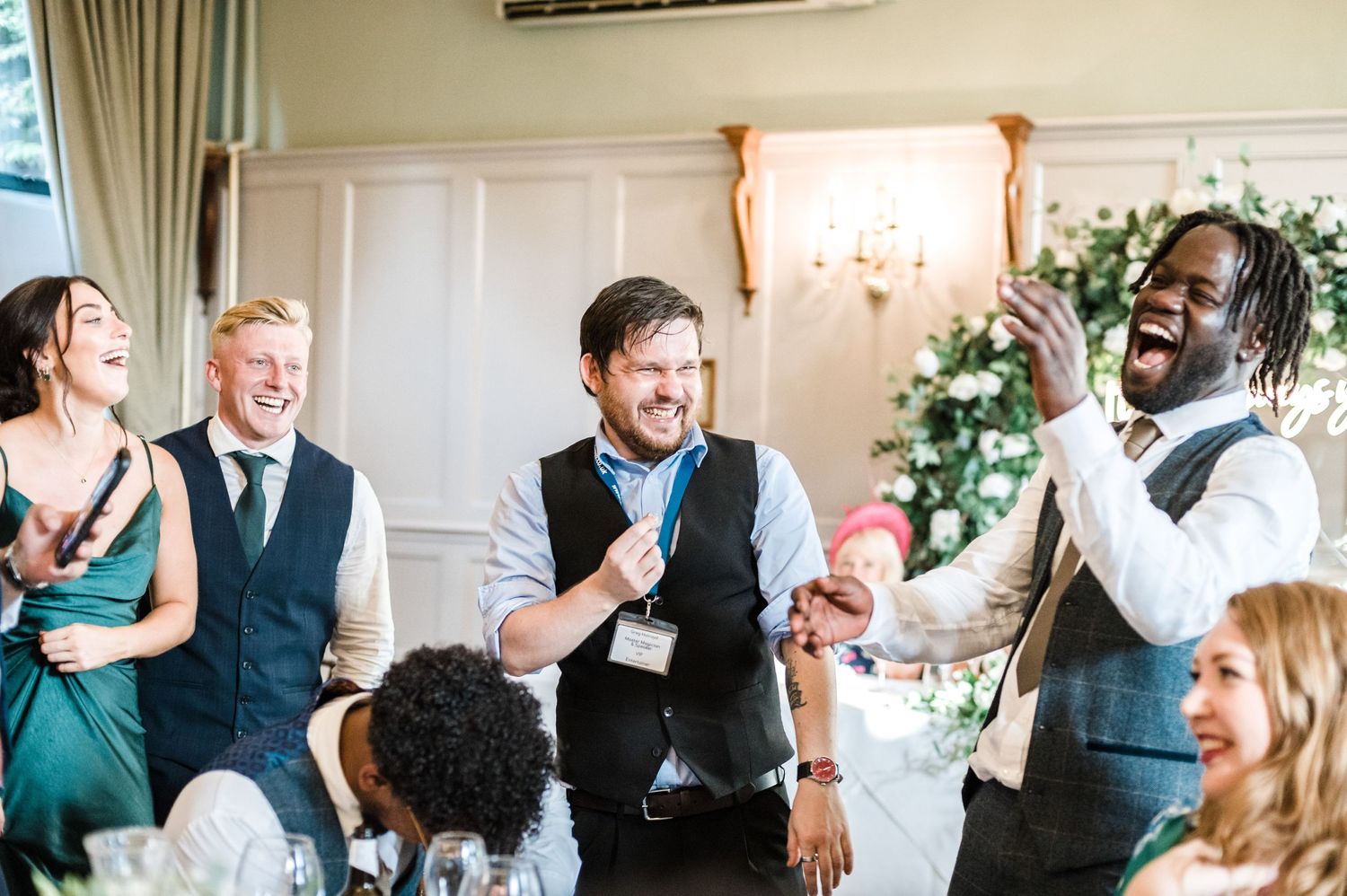 Peak district Derbyshire summer wedding the maynard