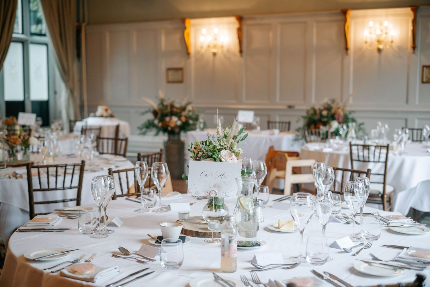 Autumn wedding details at The Maynard in Derbyshire