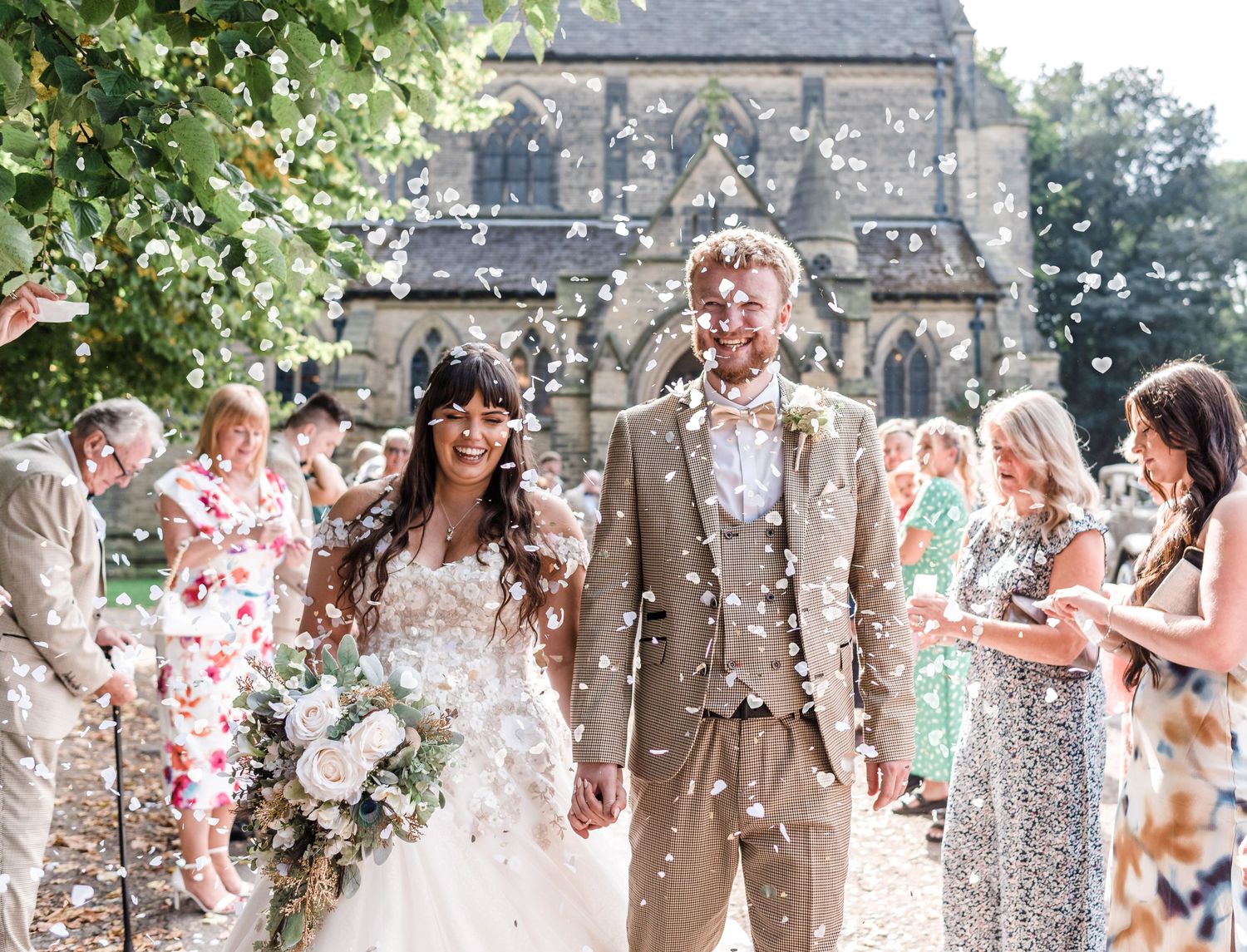 whitley hall wentworth church rotherham south yorkshire summer wedding
