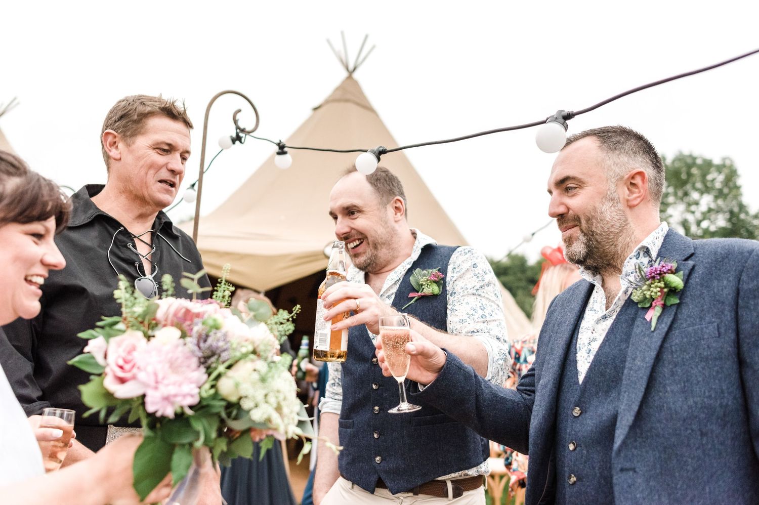 sheffield yorkshire lodge moor fulwood tipi summer wedding