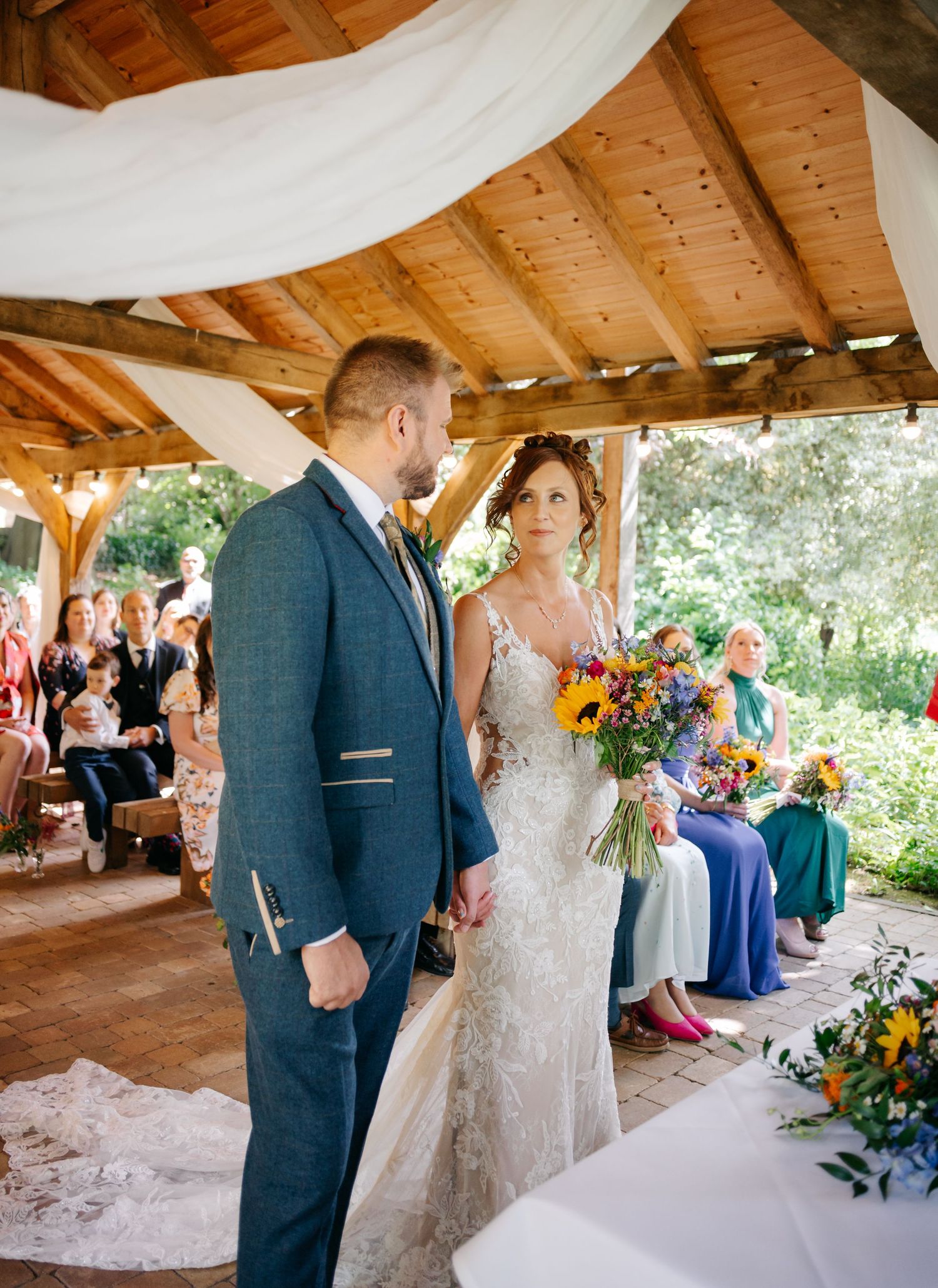 Derbyshire countryside wedding photography Makeney Hall