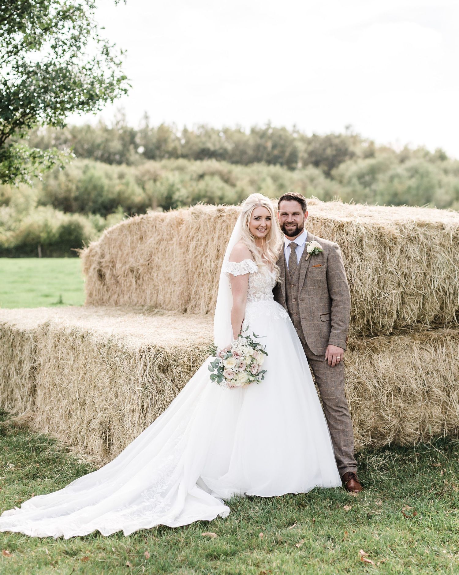 Doncaster Yorkshire farm summer wedding