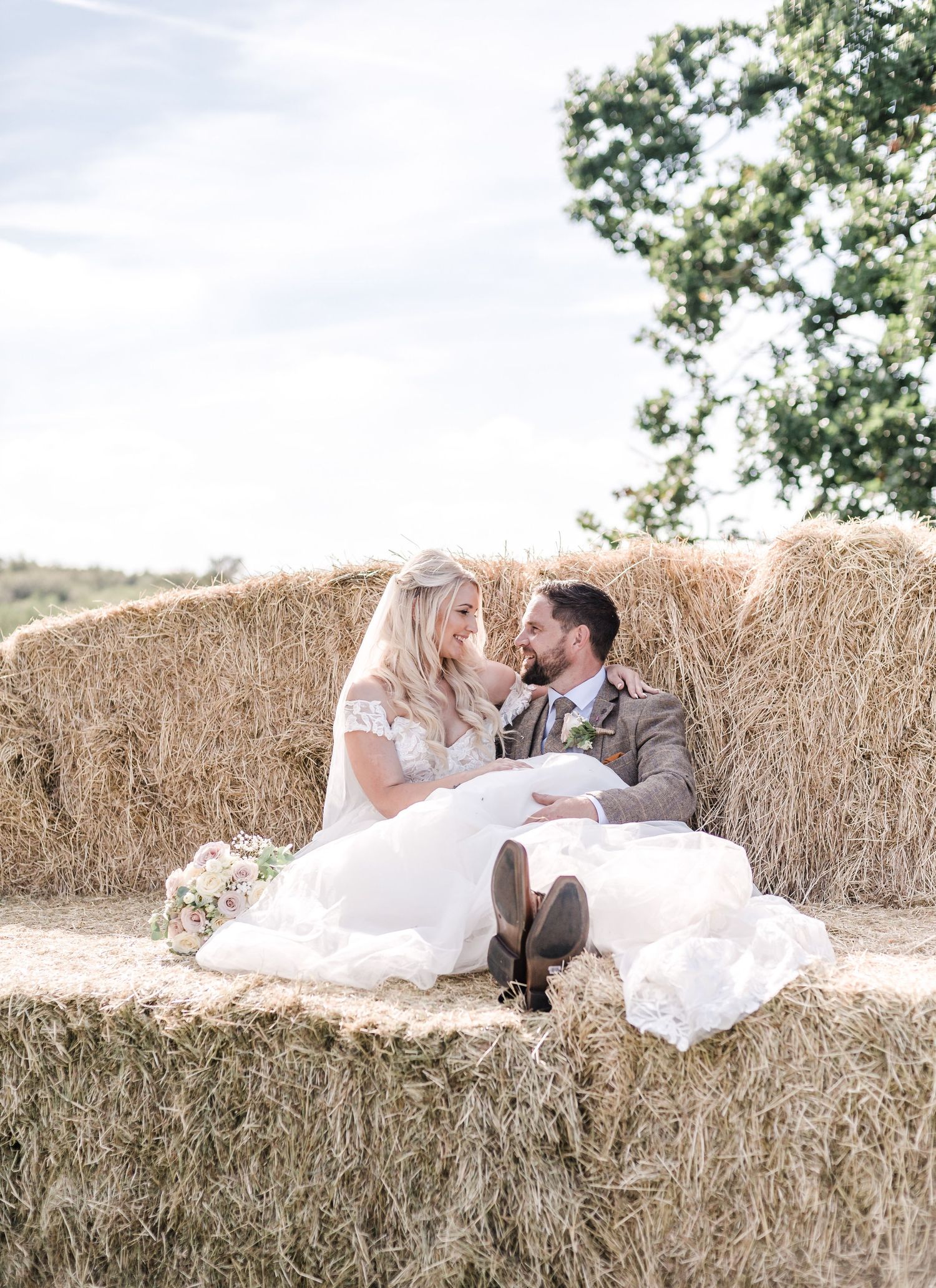 Doncaster Yorkshire farm summer wedding