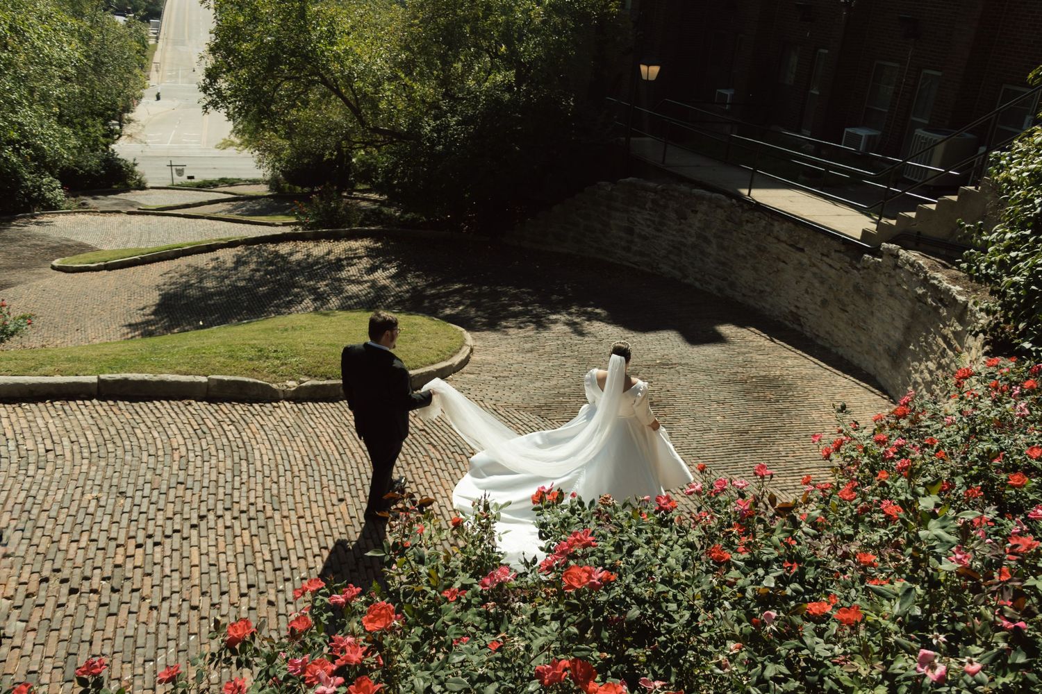 Burlington Iowa wedding Heritage Gardens event center wedding film photographer