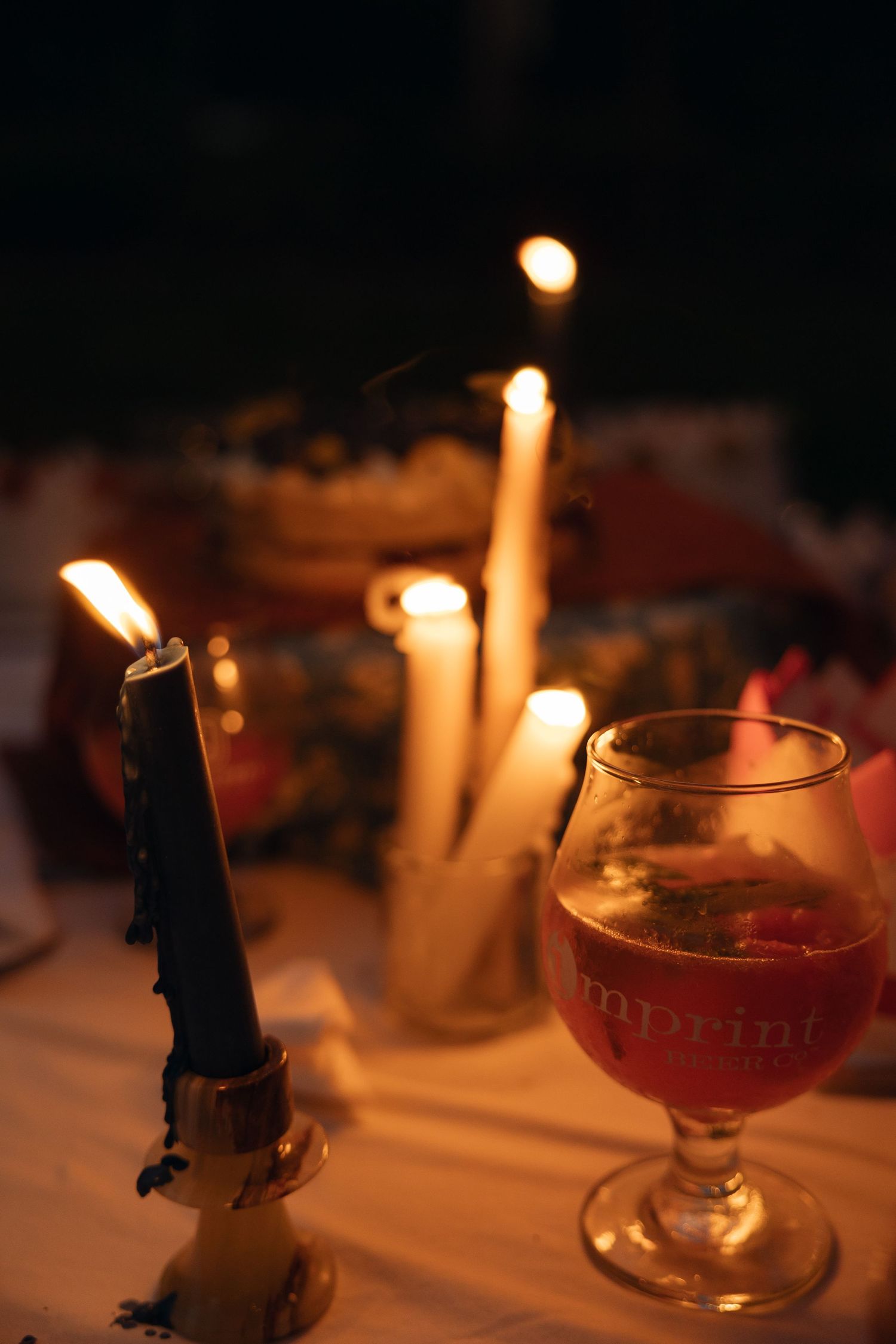 Eagle Ridge Resort Galena Illinois wedding film photographer, wedding detail candle photos ambient lighting