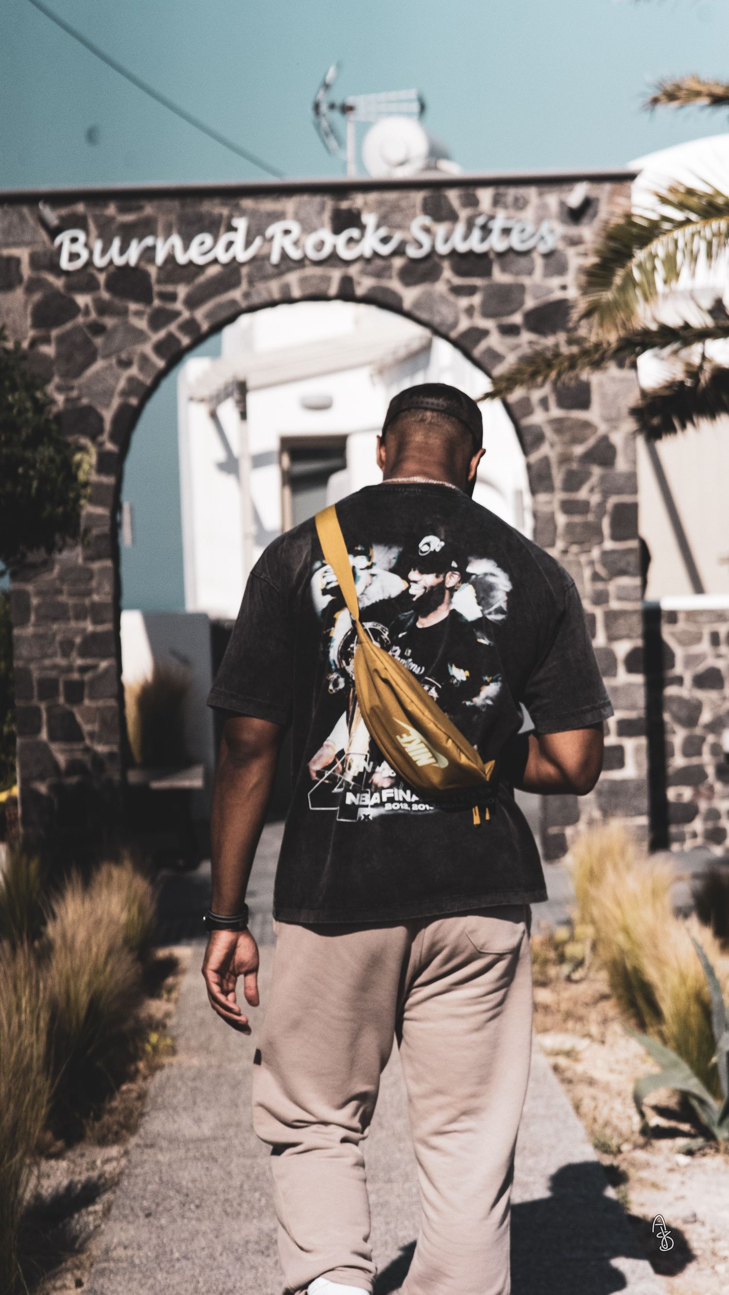 Portrait of a guy with a fanny pack