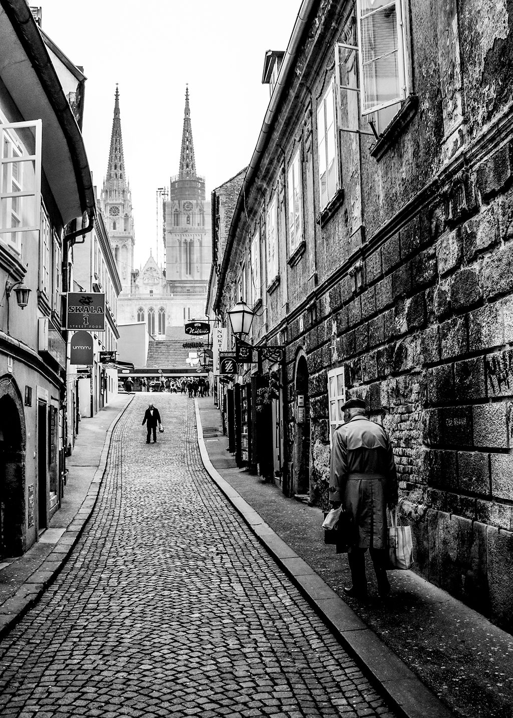 Skalinska ulica, fotografije Zagreba. Ulična fotografija.