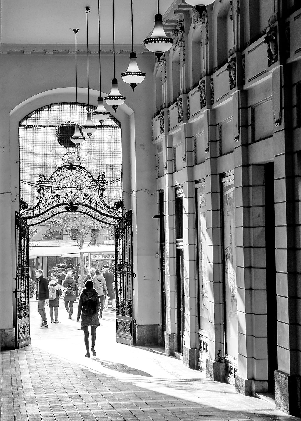 Prolaz Oktogon, fotografije Zagreb. Ulična fotografija.