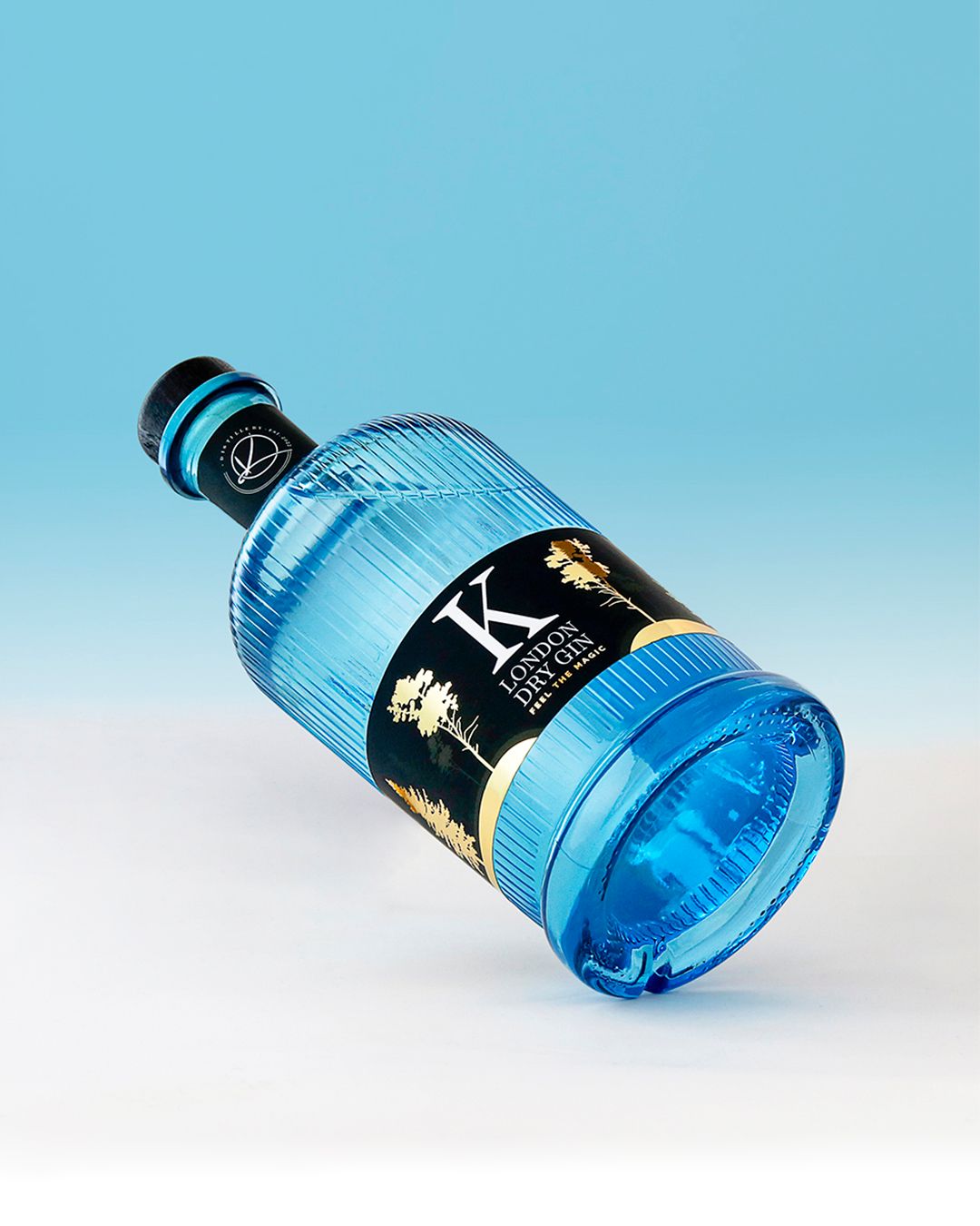 K gin, London dry. Promotivna i produkt fotografija.