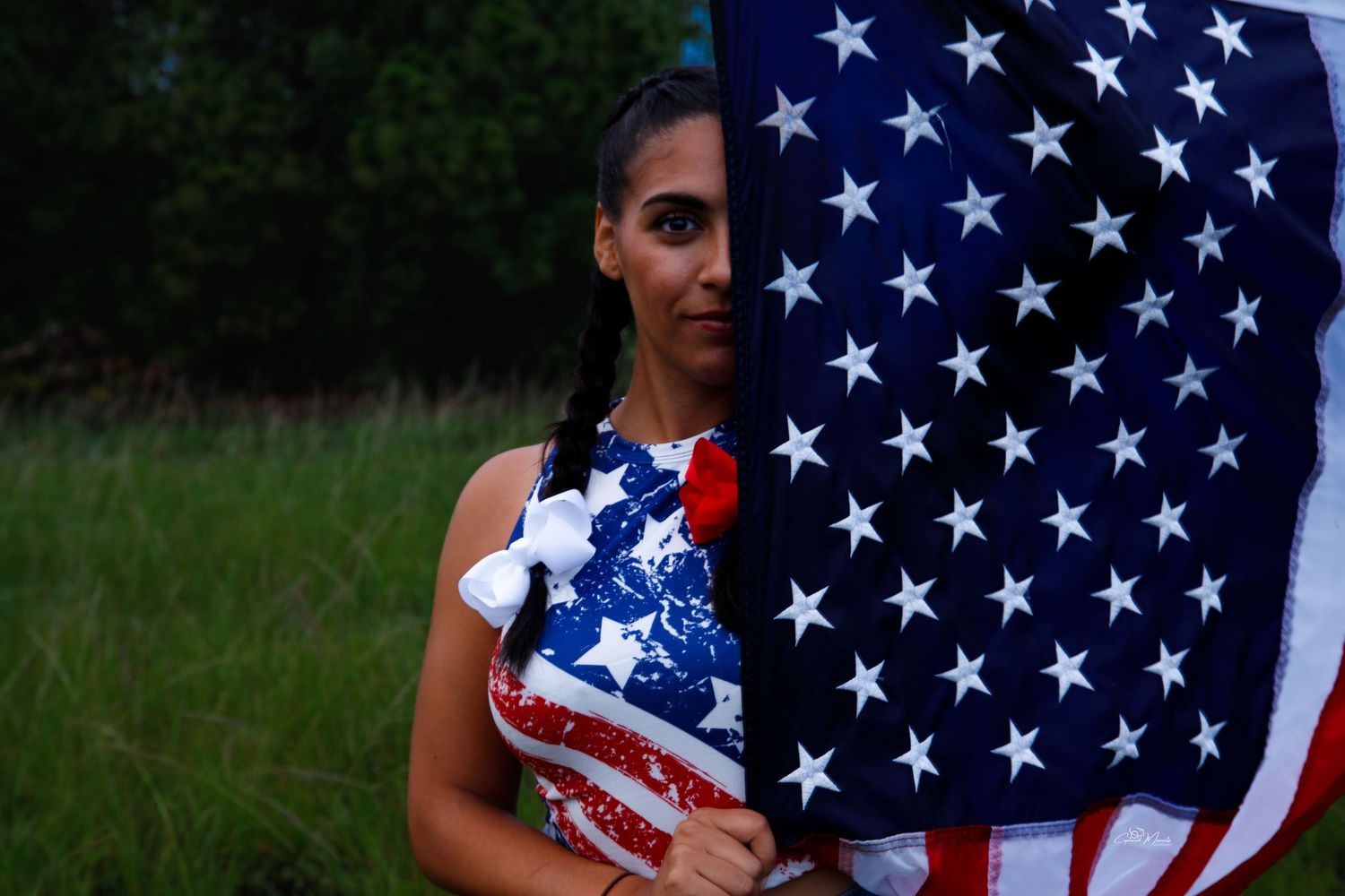 Celebrating friendship and freedom with a fun Fourth of July Jeep photo session, capturing patriotic summer moments in Southwest Florida.