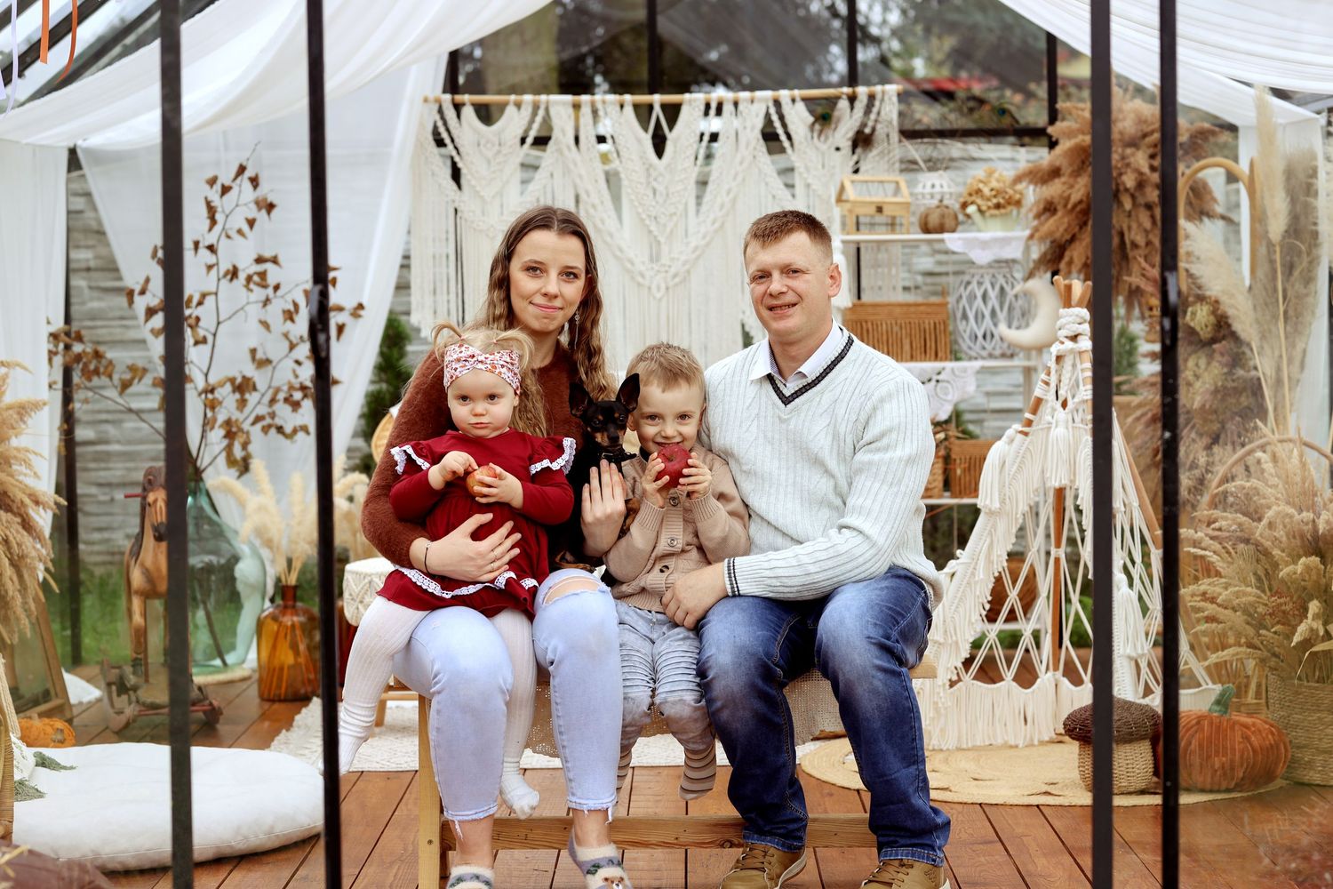 sesje jesienne, rodzinne Fotoszklarnia na zachodzie, Sulechów, lubuskie