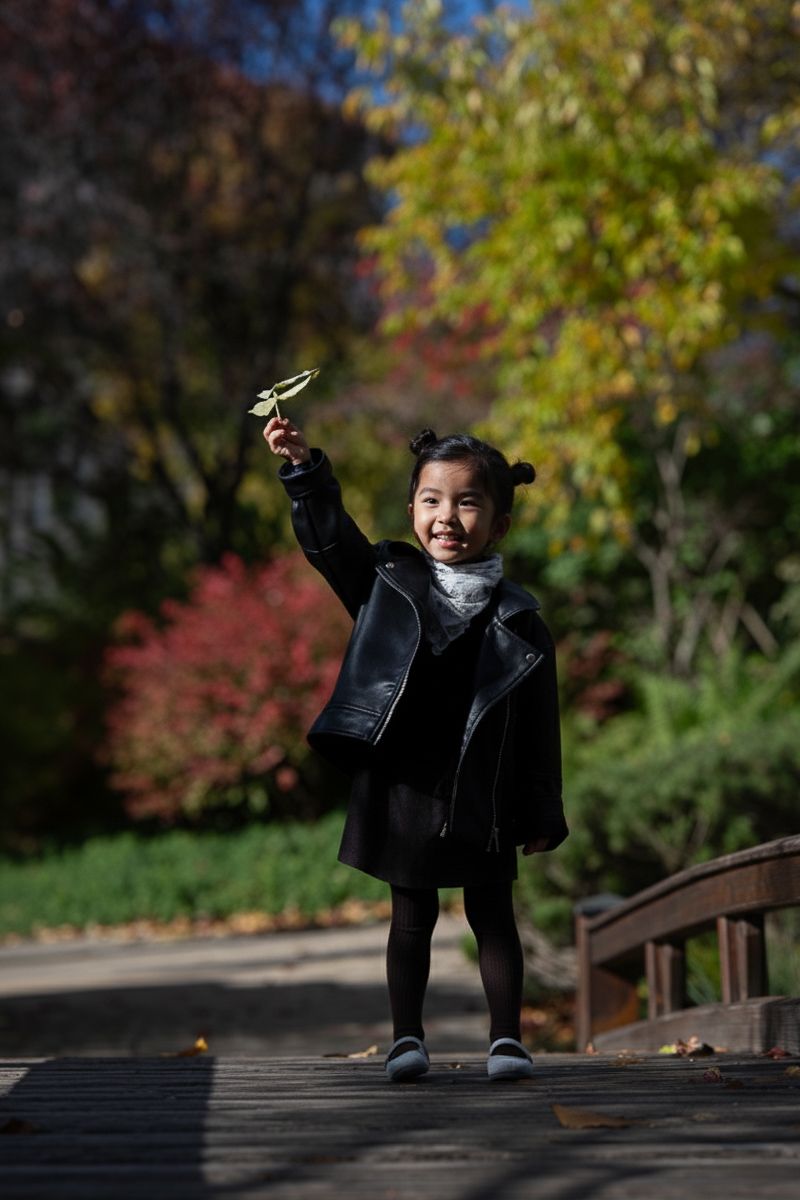 children photography in autumn outdoor