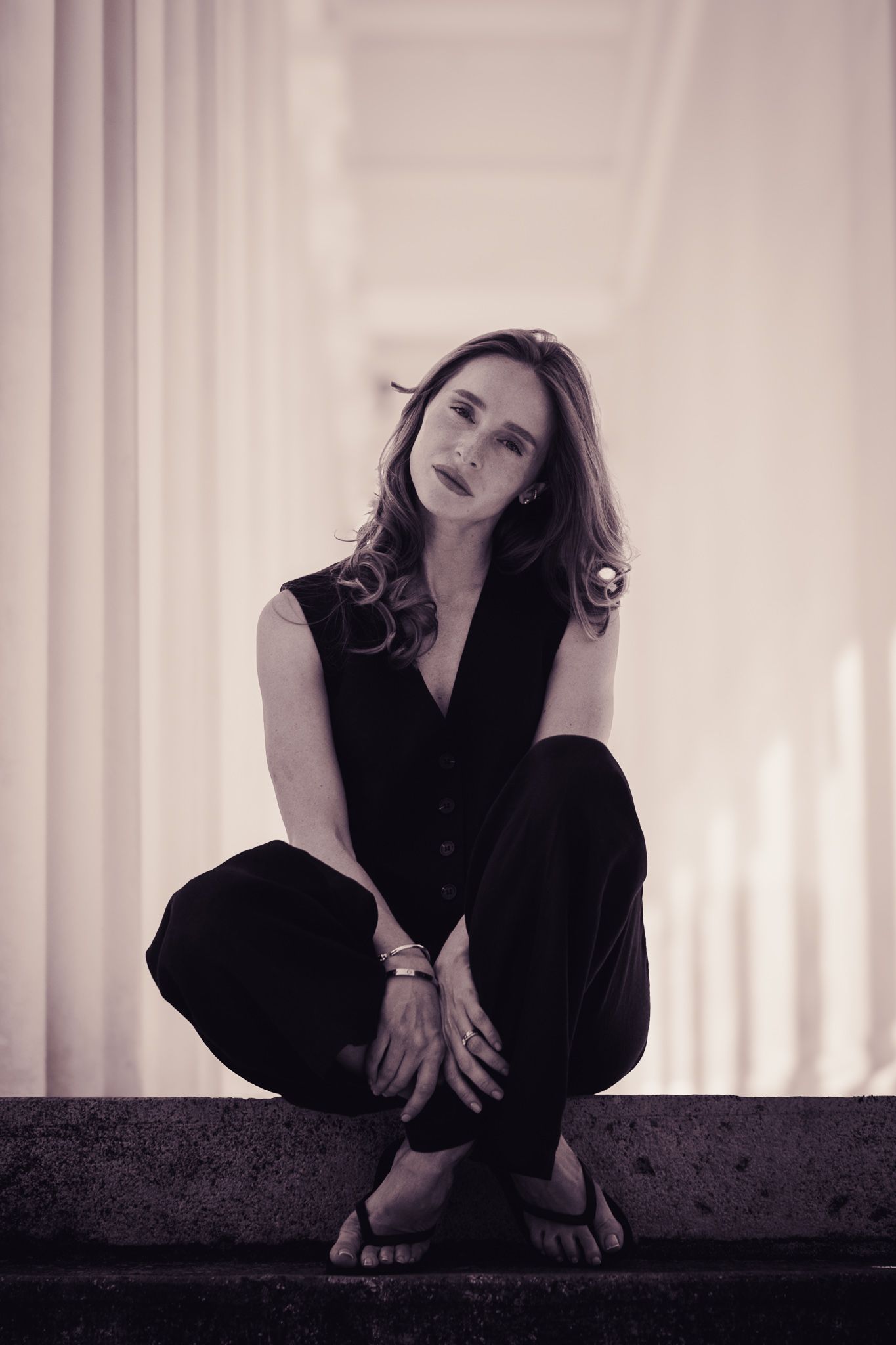 Model shooting in historic atmosphere in Vienna
