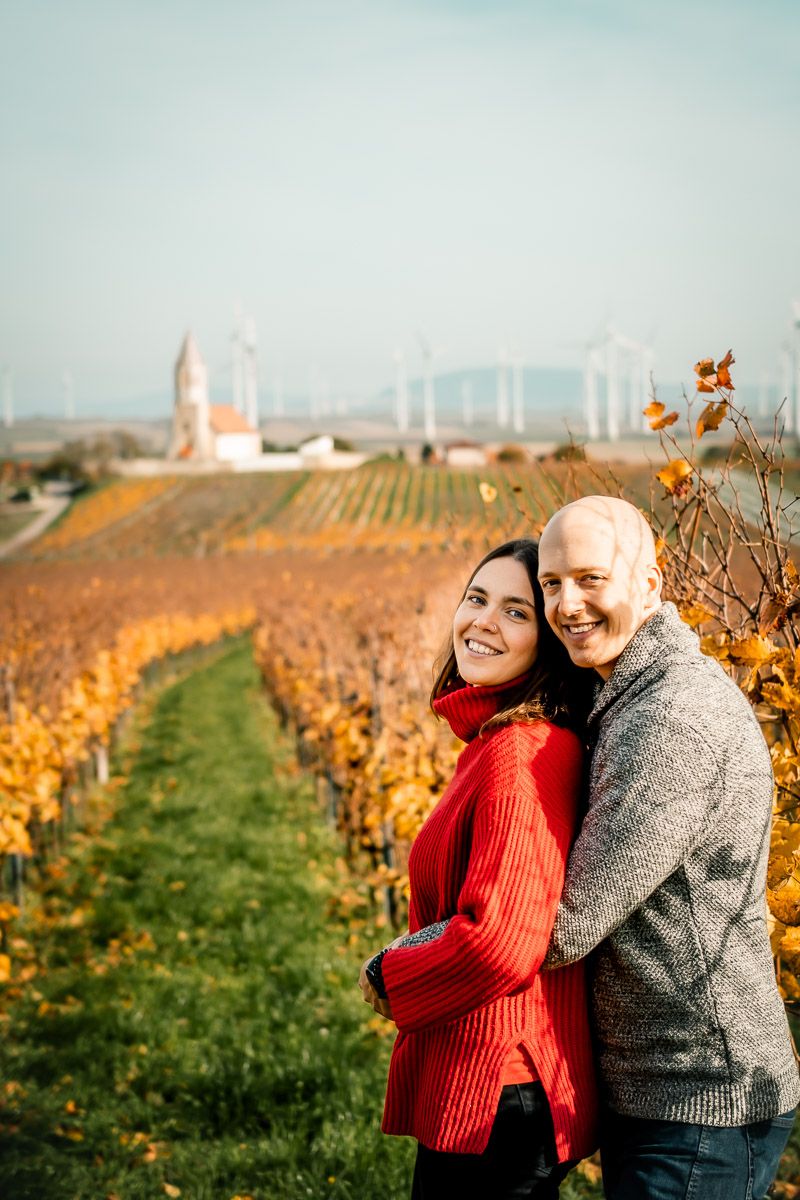Seasonal Vienna, golden vineyards photo shoot