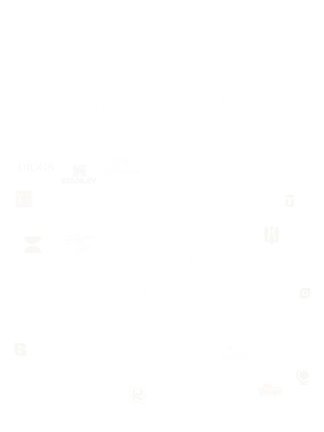 Mostly blank white webpage screenshot with faint, barely visible icons and small text fragments scattered across the page.