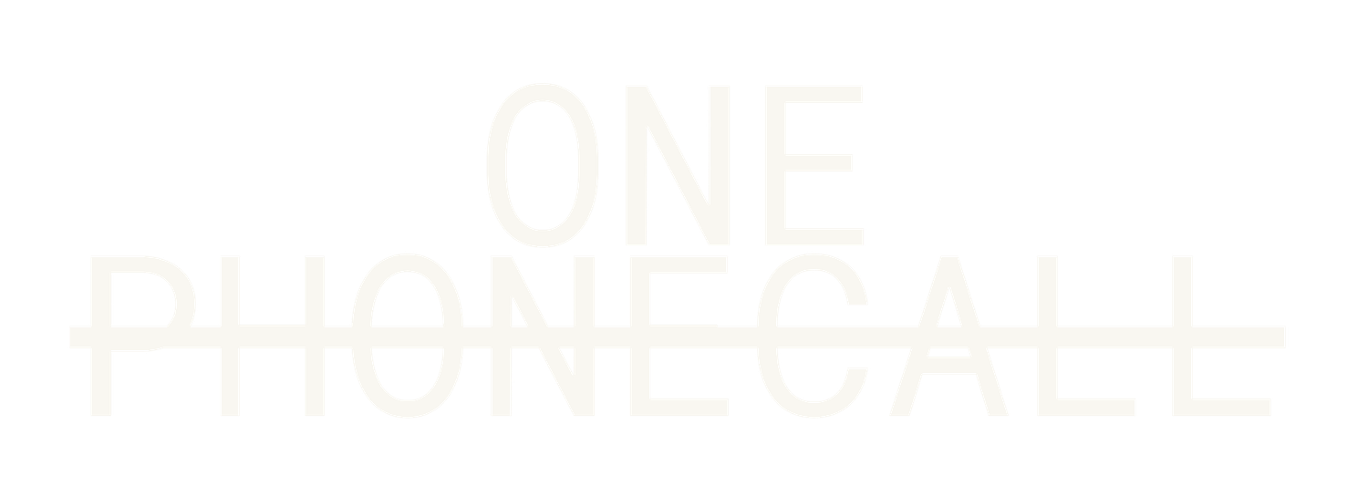 White stylized text reading 
