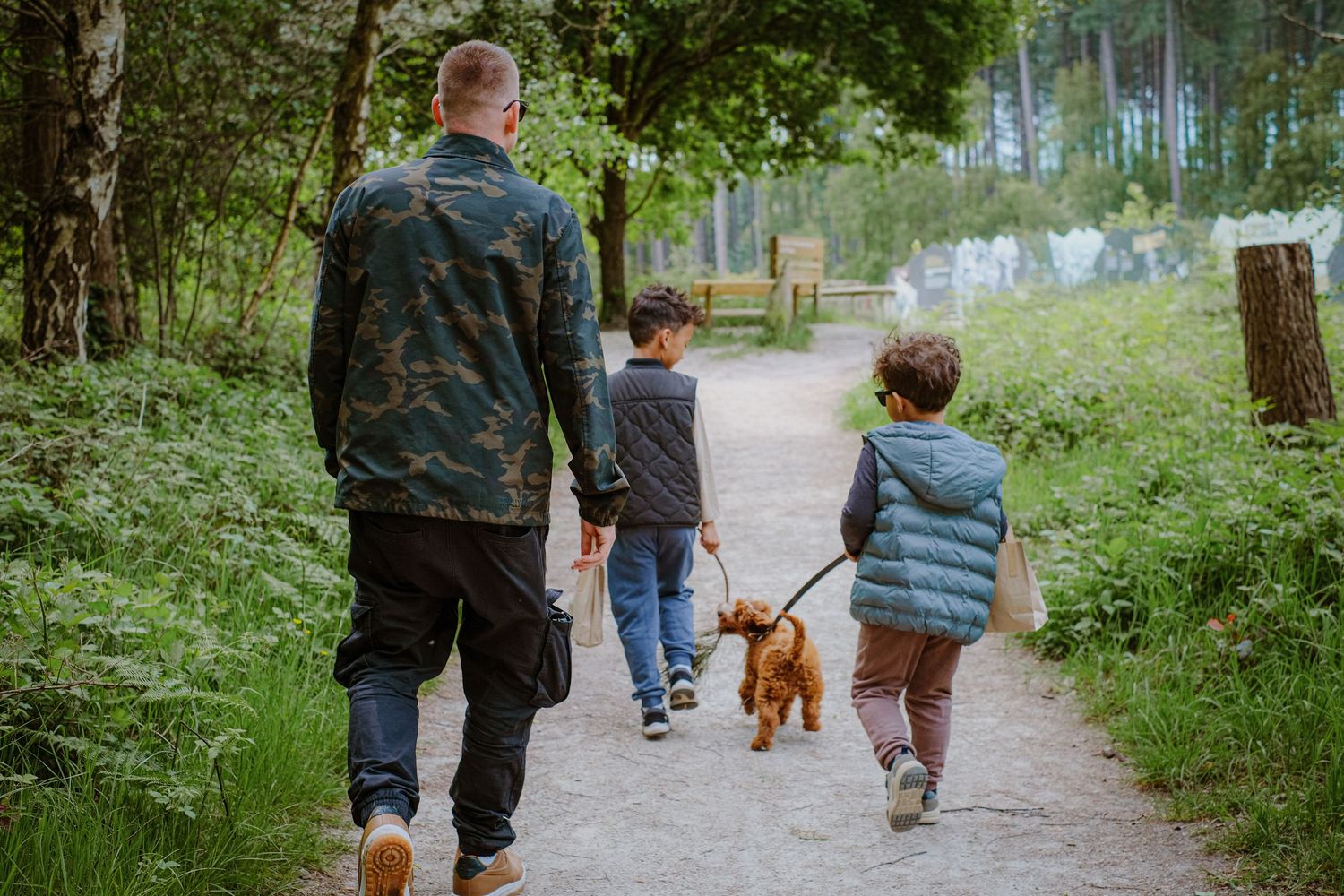 Walkies at Sherwood Pines - Outdoor Family Lifestyle Shoot.