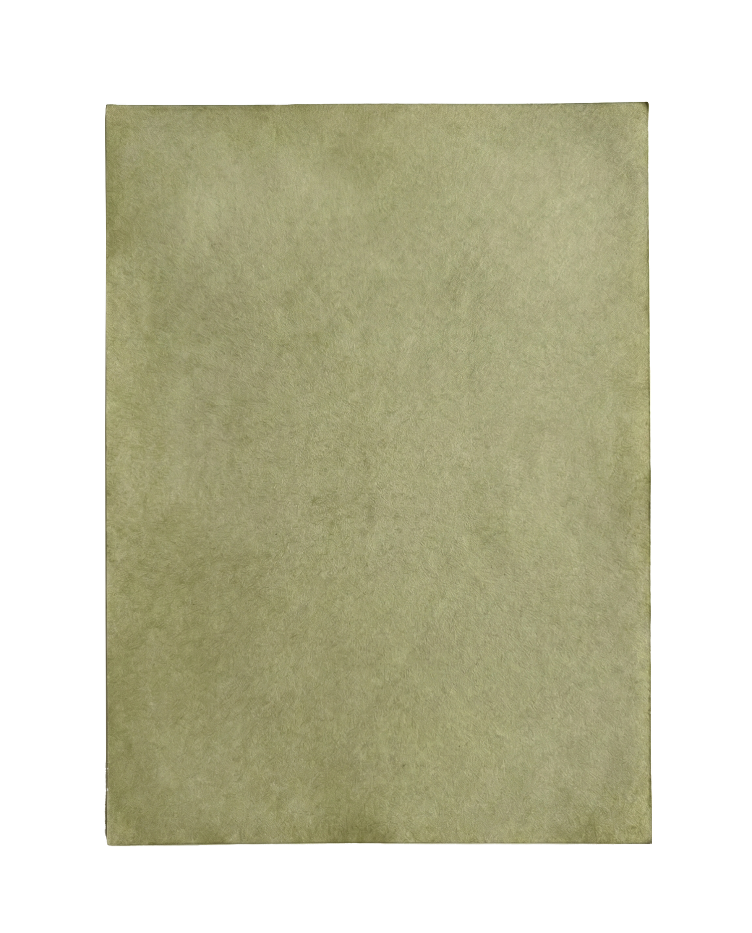 Sage green textured paper sheet, ideal for rustic or nature-inspired wedding stationery and crafting projects.