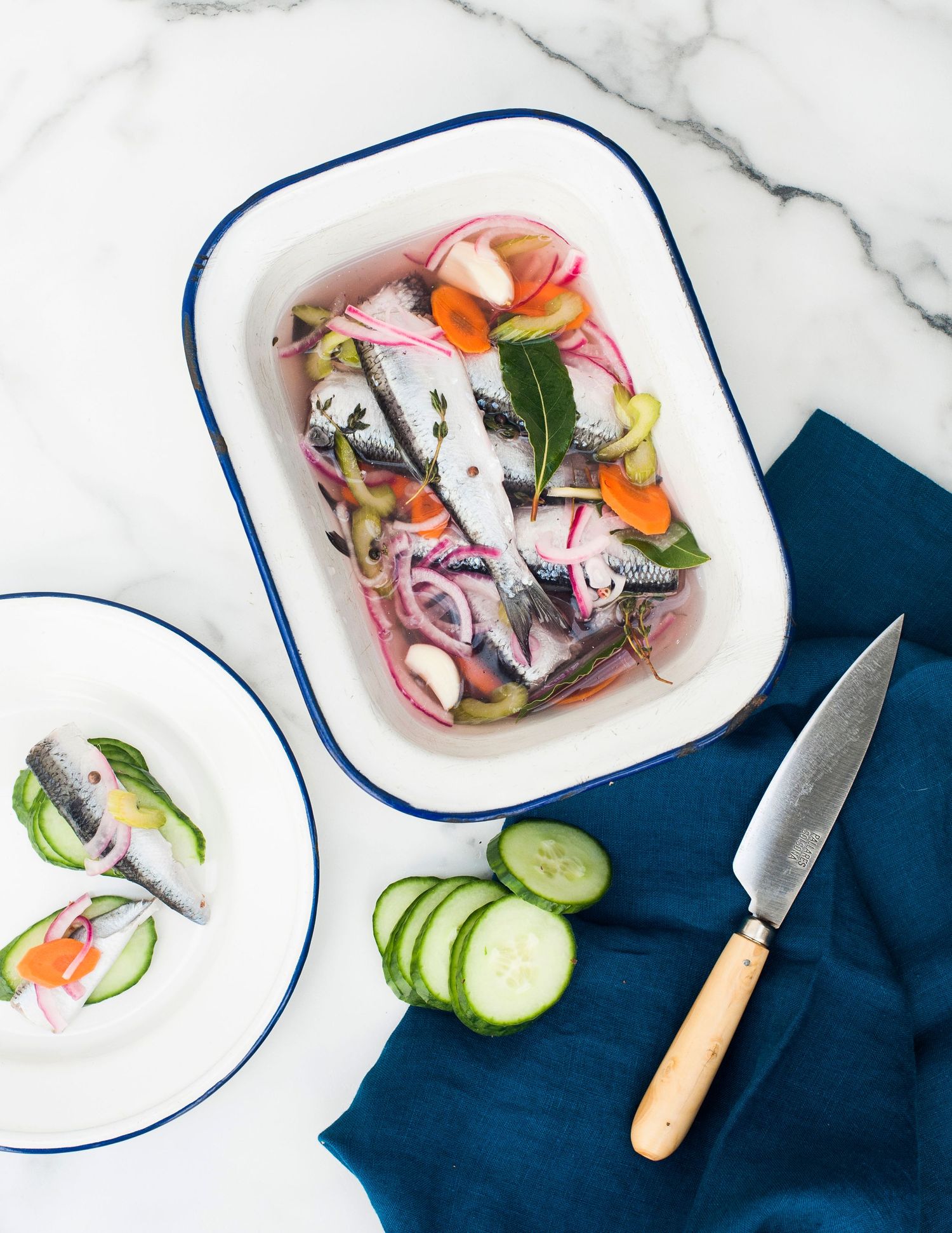 Image of Marinated Herring - Image created by Lillie Louise Photography