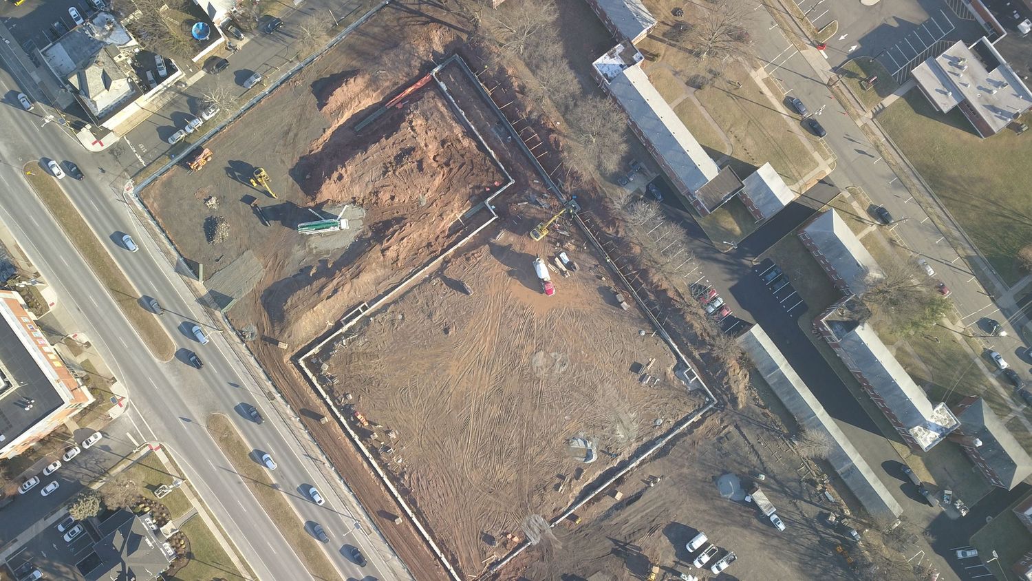 Site view from overhead