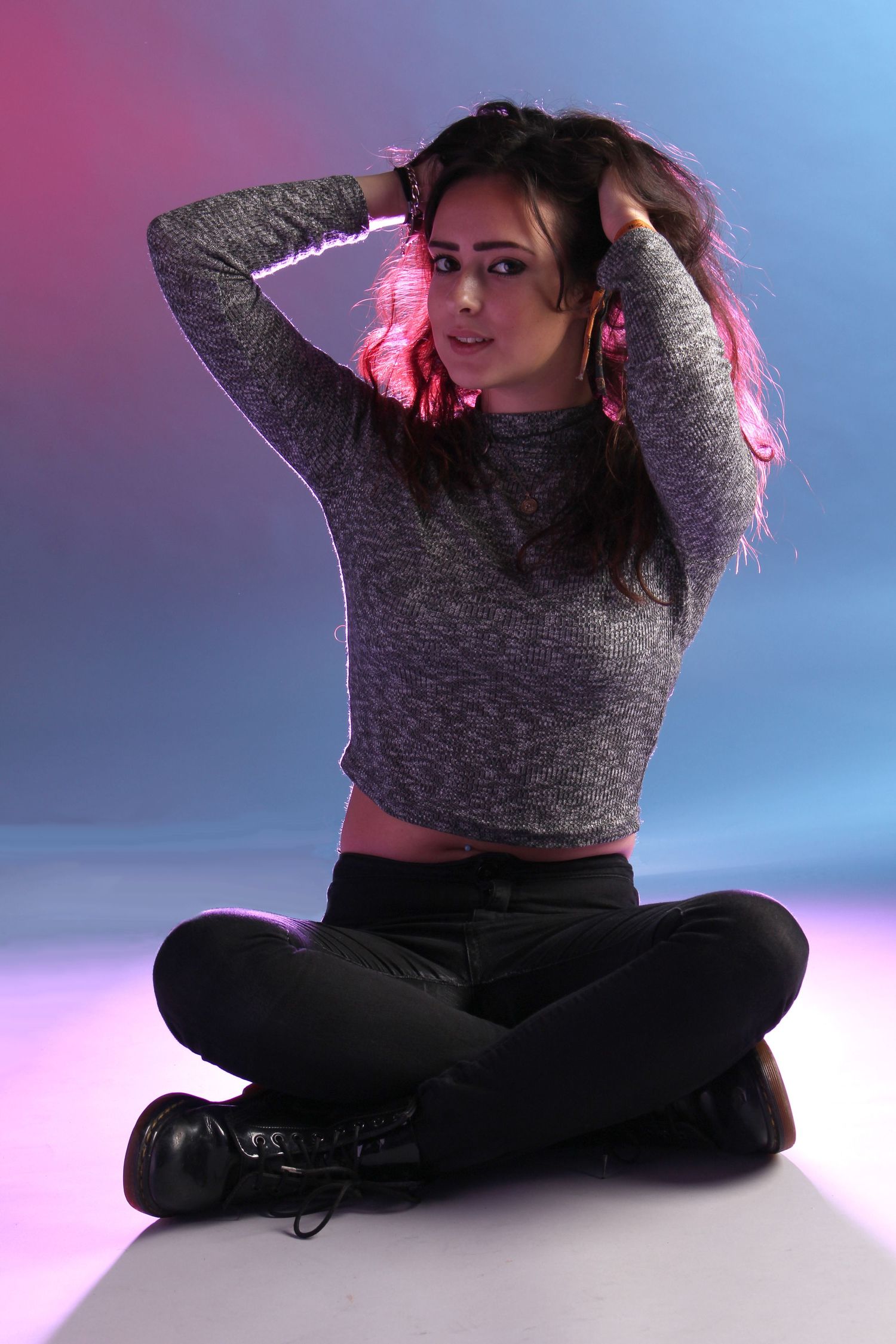 Studio Photoshoot of girl.