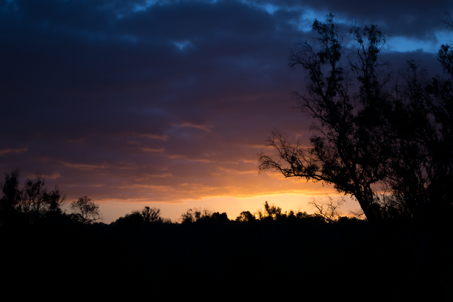 sunset of Perth, Western Australia.