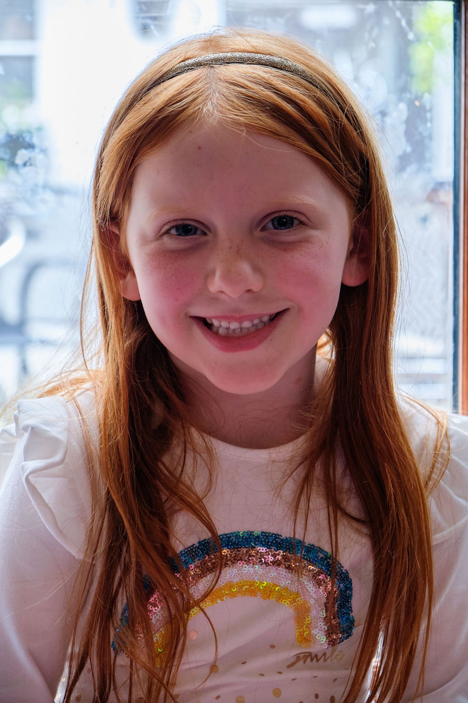 Little girl posing for her portrait.