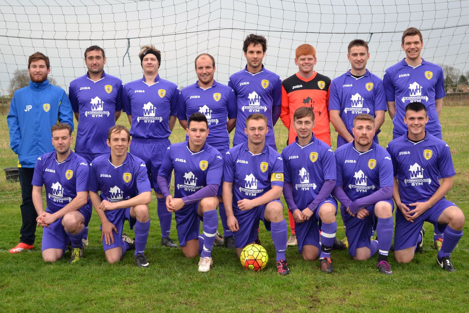 A football club team photo