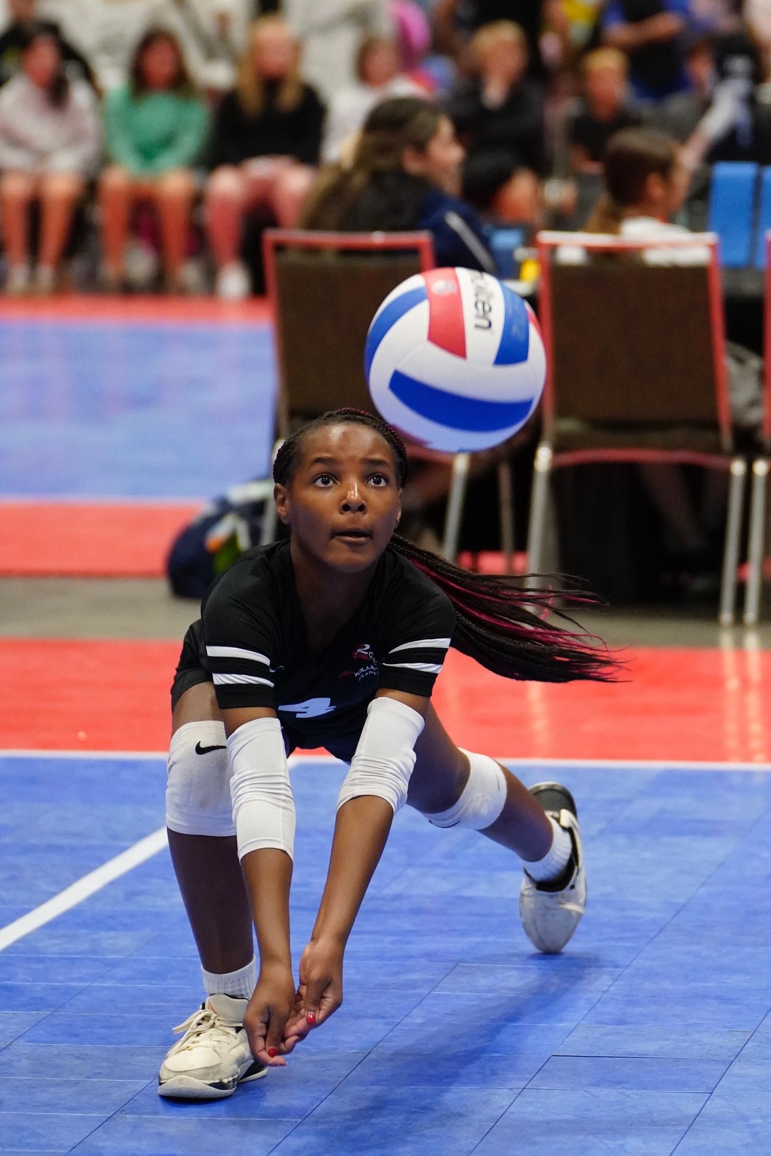 Orlando sports action photographer K-Mo Snaps capturing AAU volleyball championships at Orange County Convention Center
