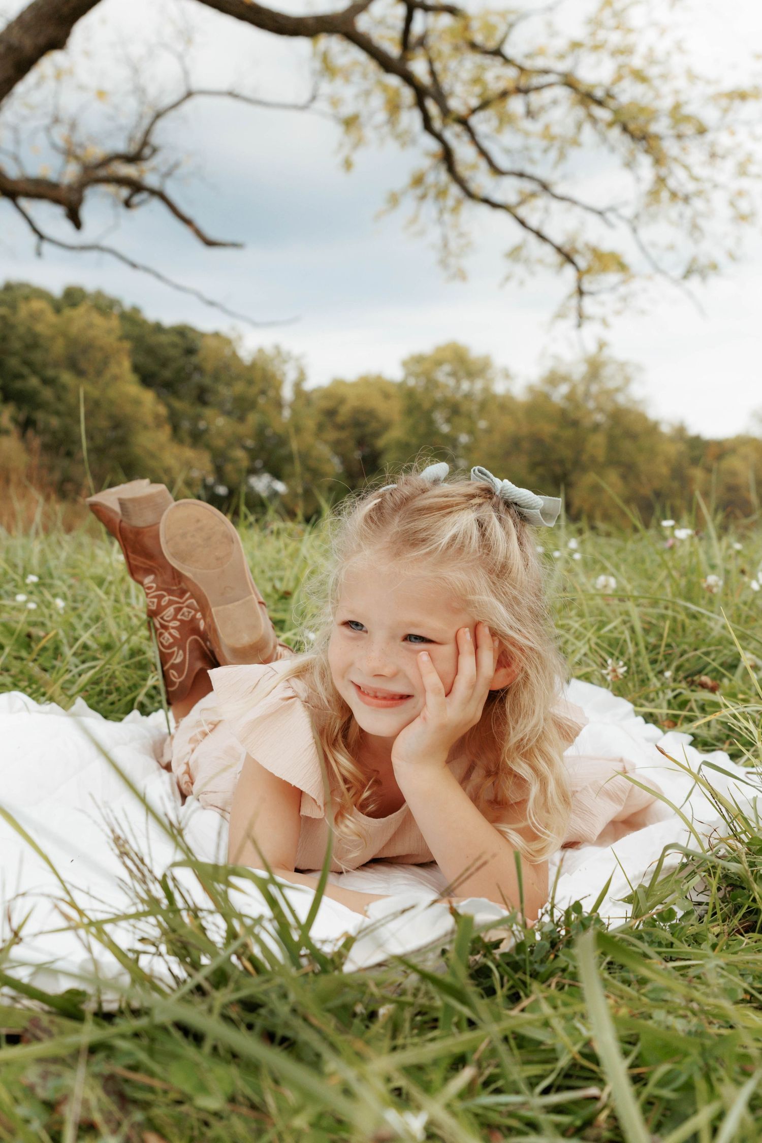 Portrait session in Howell, Michigan of girl photographed by Brena B Imagery.