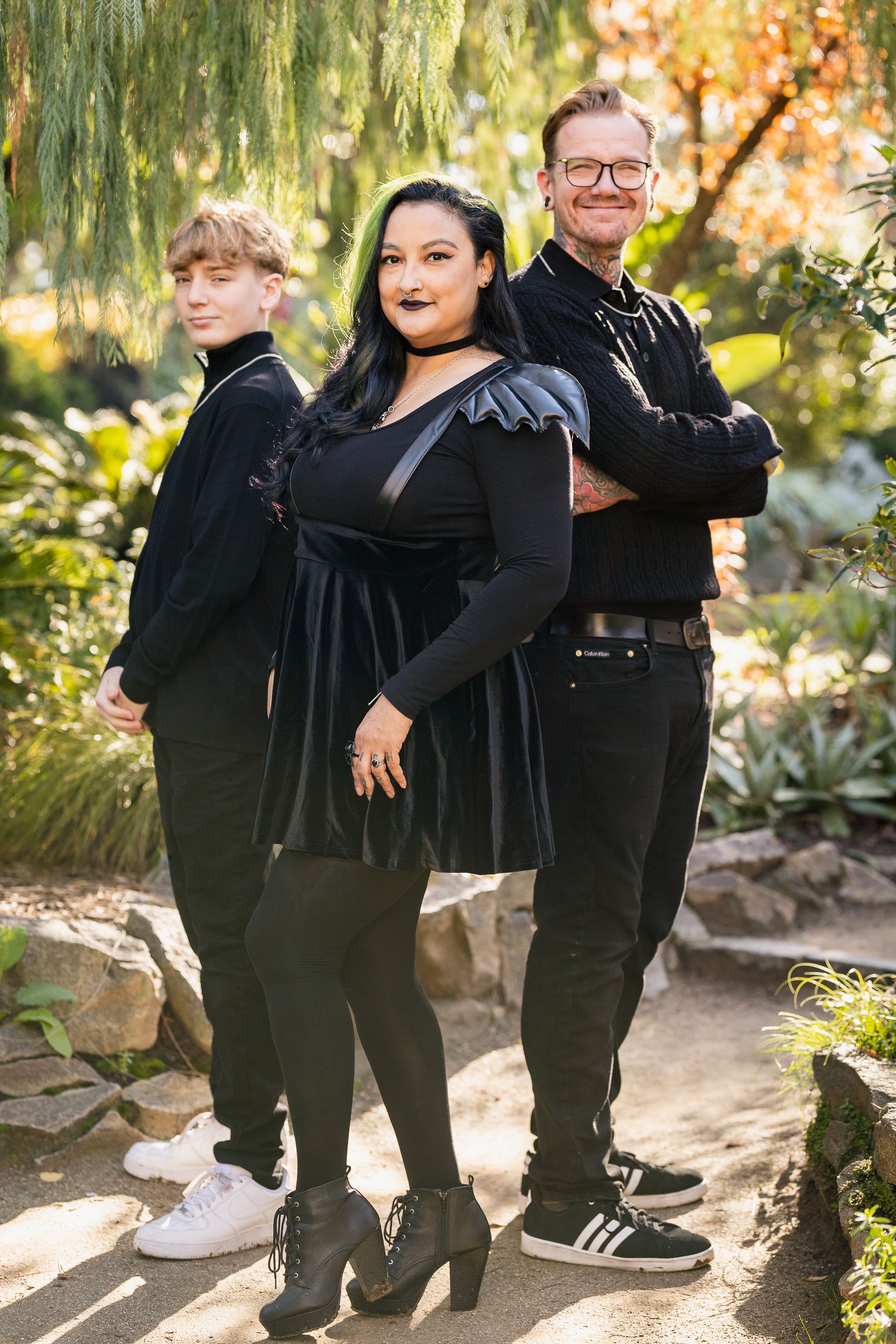 Spooky Family Photos Sacramento California Land Park