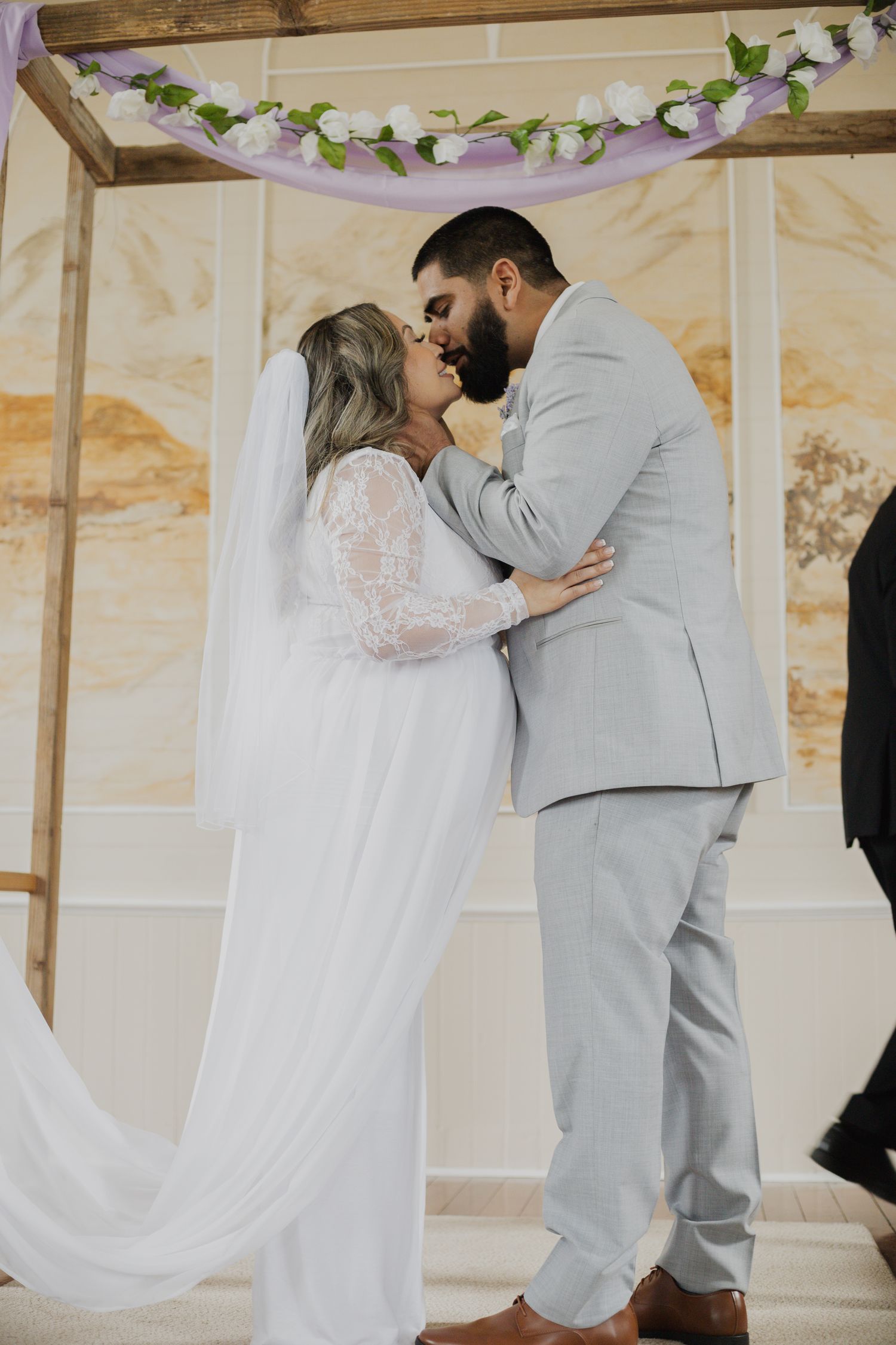 Old St Marys Chapel in Rocklin Wedding. Microwedding photographed by Sophia Juarez