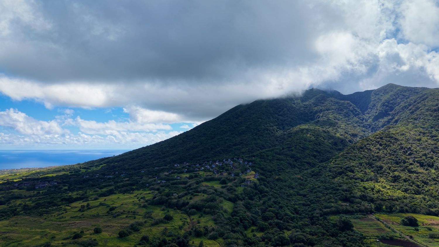 Misty cloud forest on Mount Liamuiga St Kitts – Mt Liamuiga hike through tropical vegetation and clouds