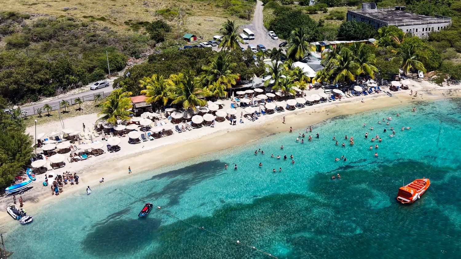 Reggae Beach Bar at Cockleshell Bay Beach, Saint Kitts – Cockleshell Beach excursions and Photography Tours in St Kitts from Basseterre.