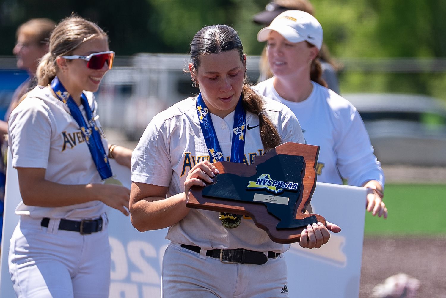 new york state softball champion plaque at greenlight grand slam park