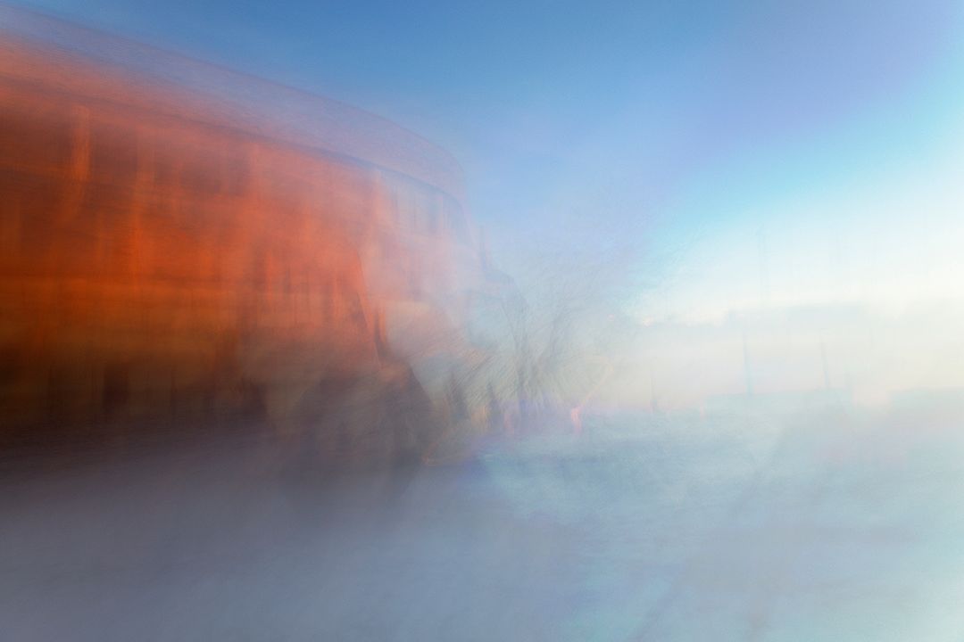 Sojourn, The Collage in Grande Prairie showcase in an abstract image.