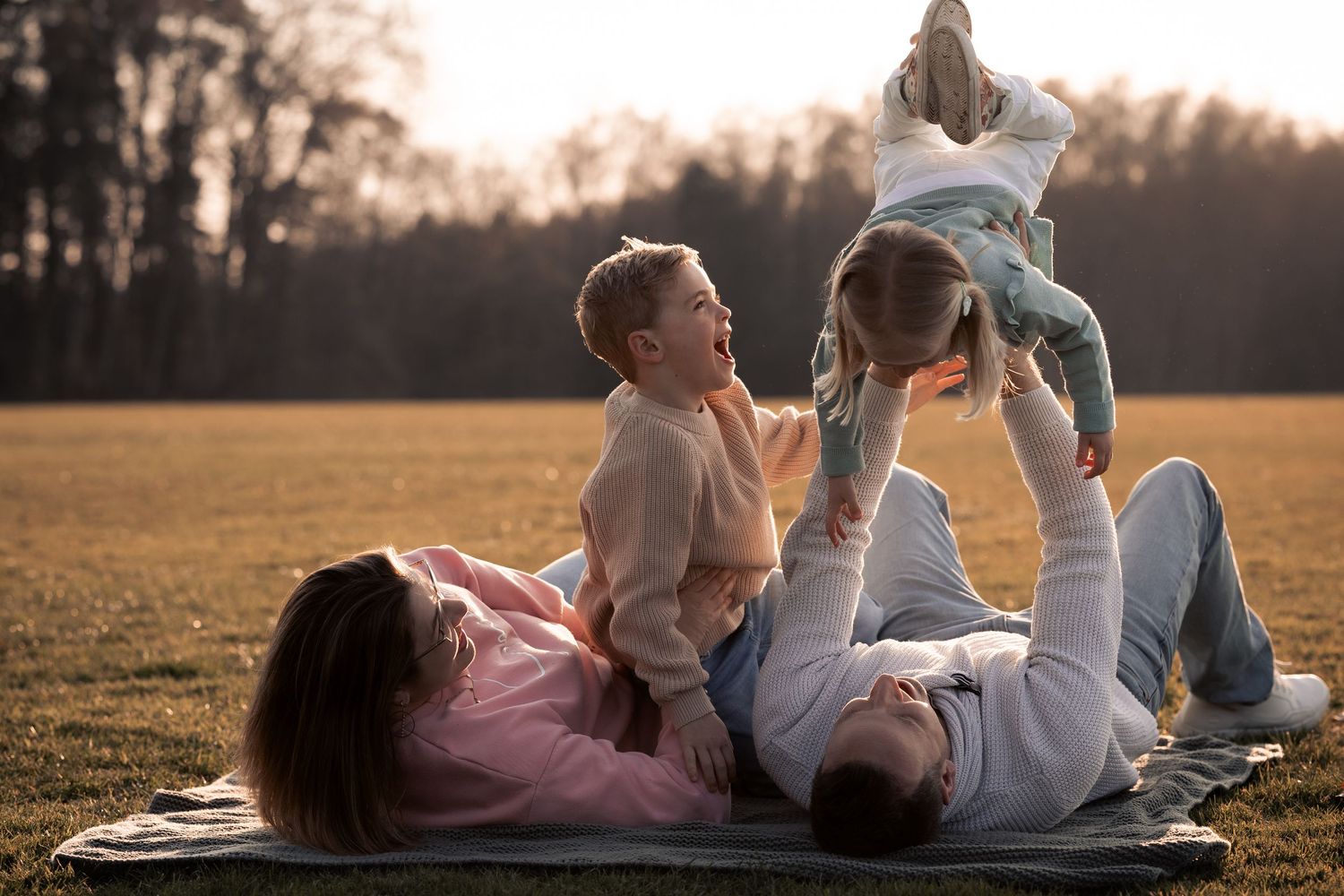 Séance famille dans le BW | Christina P. Photography
