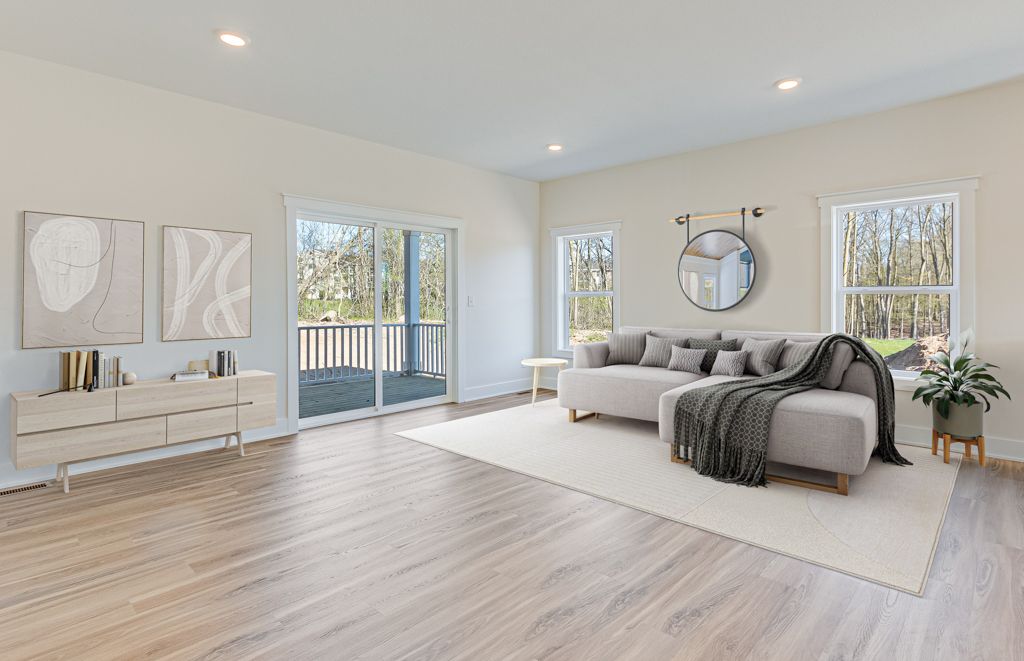 Real estate virtual staging by InLook Studio LLC for agents, designers, Bnb owners in Michigan with photos, drone, floor plans, video.