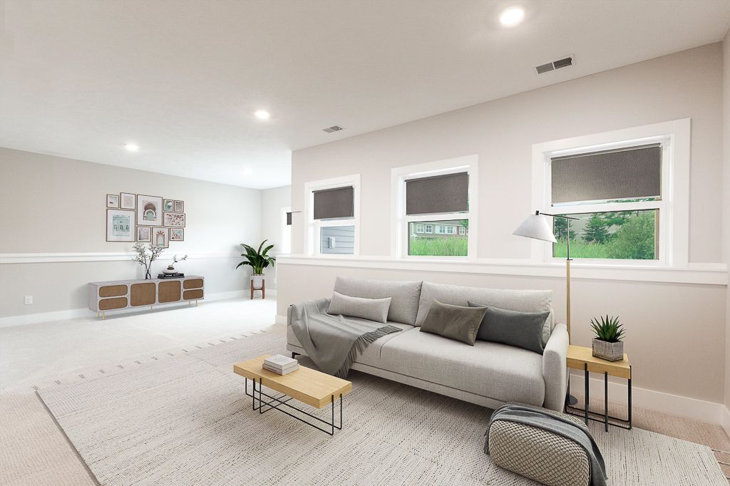 Real estate virtual staging by InLook Studio LLC for agents, designers, Bnb owners in Michigan with photos, drone, floor plans, video.