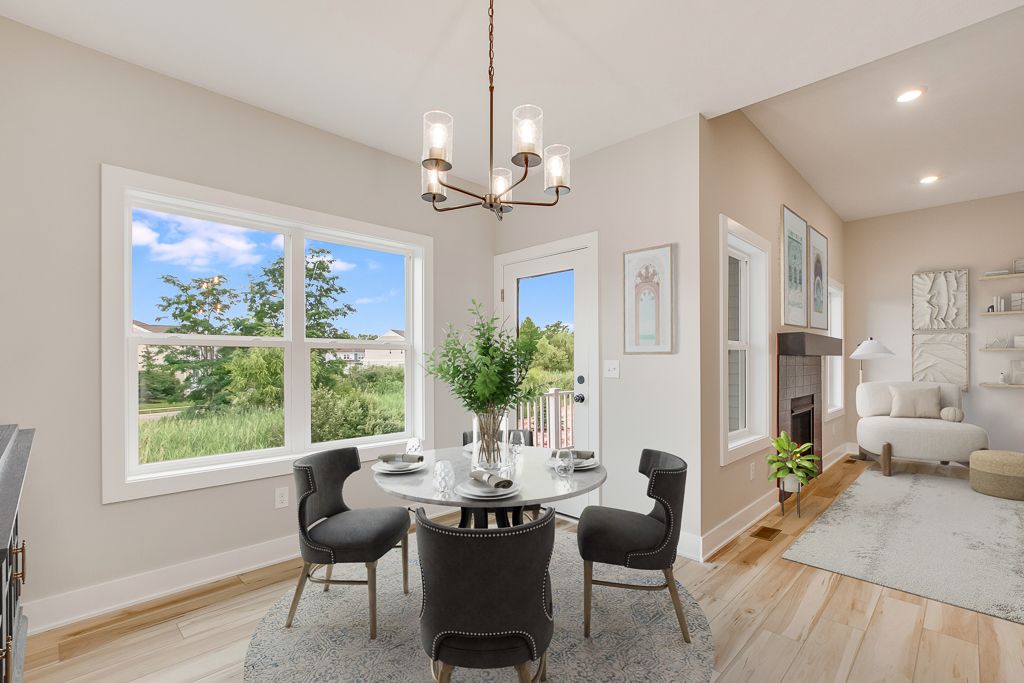 Real estate virtual staging by InLook Studio LLC for agents, designers, Bnb owners in Michigan with photos, drone, floor plans, video.