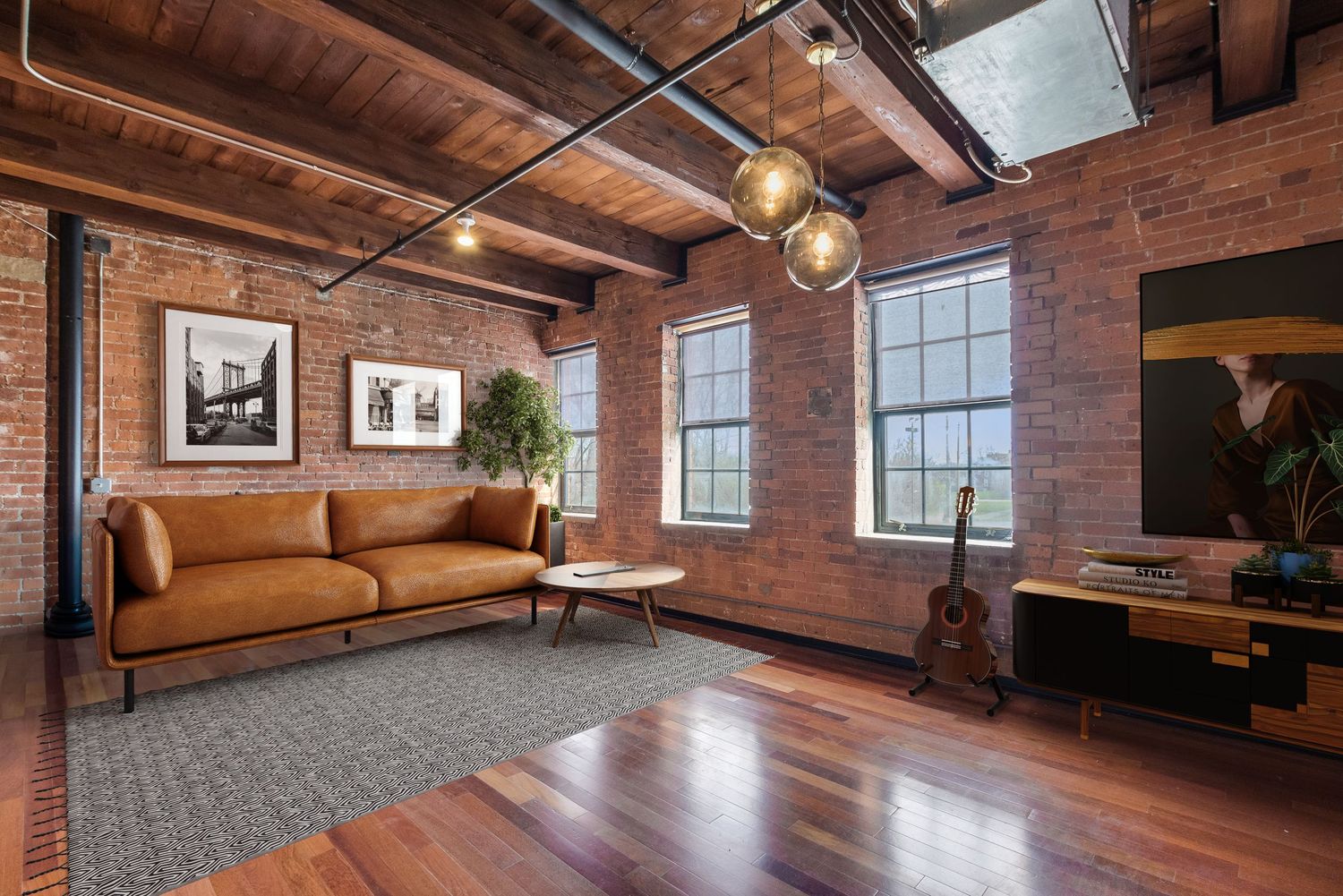Real estate virtual staging by InLook Studio LLC for agents, designers, Bnb owners in Michigan with photos, drone, floor plans, video.