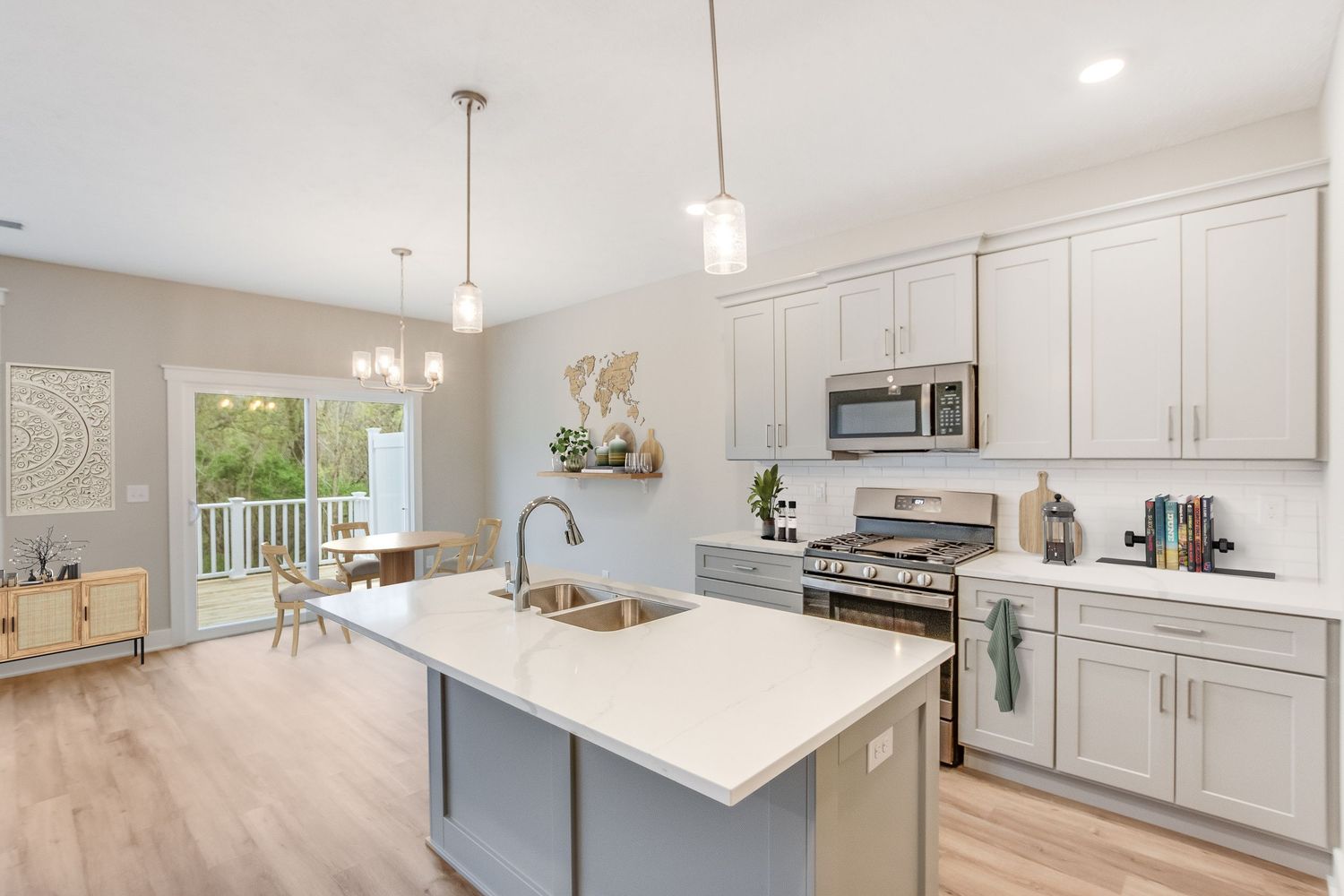Real estate virtual staging by InLook Studio LLC for agents, designers, Bnb owners in Michigan with photos, drone, floor plans, video.
