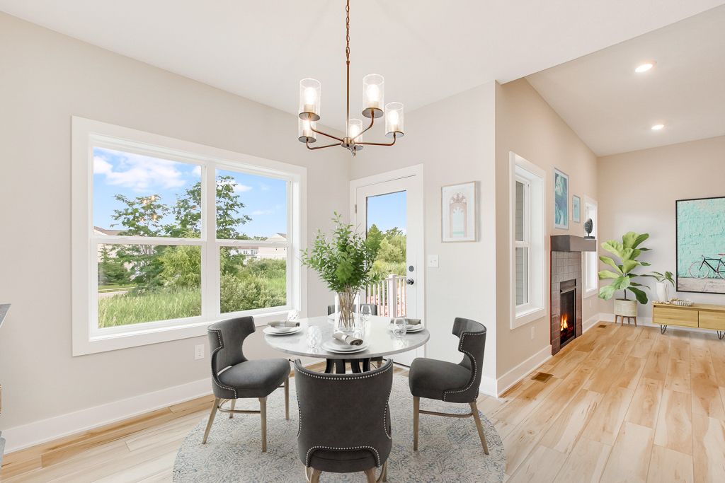 Real estate virtual staging by InLook Studio LLC for agents, designers, Bnb owners in Michigan with photos, drone, floor plans, video.