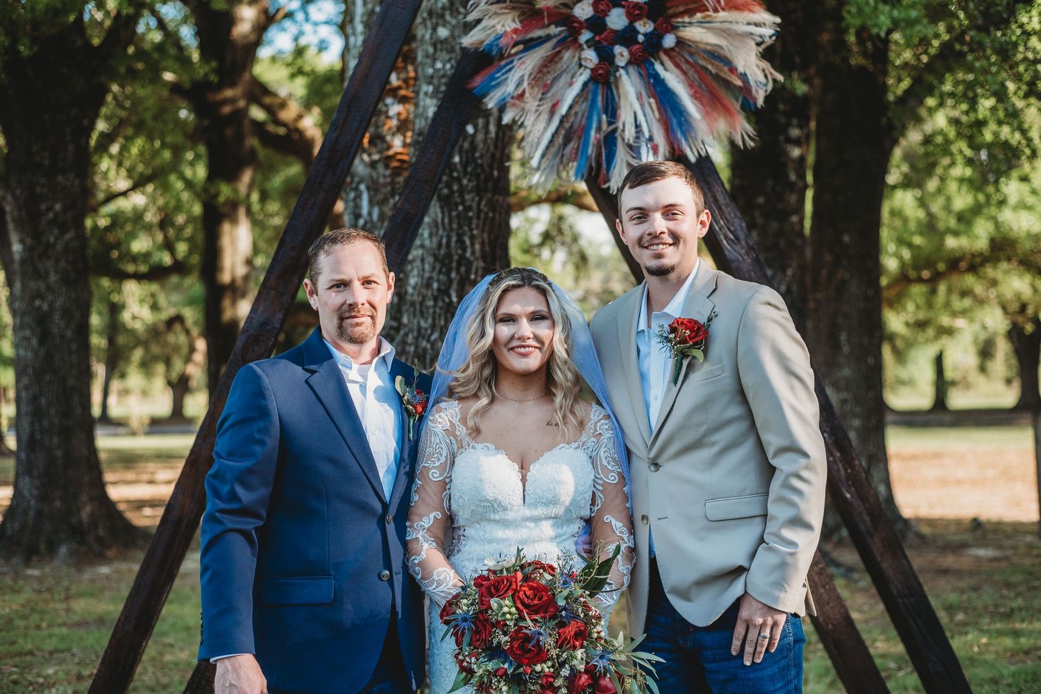 Bridal Wedding Photograph from a Wedding in Milton Florida