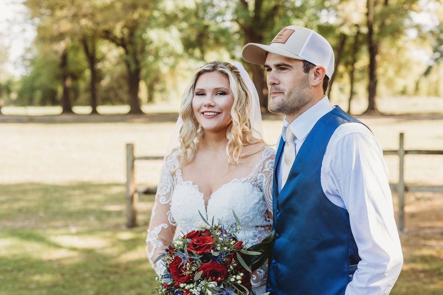 Bridal Wedding Photograph from a Wedding in Milton Florida
