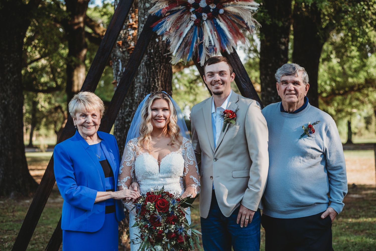 Bridal Wedding Photograph from a Wedding in Milton Florida